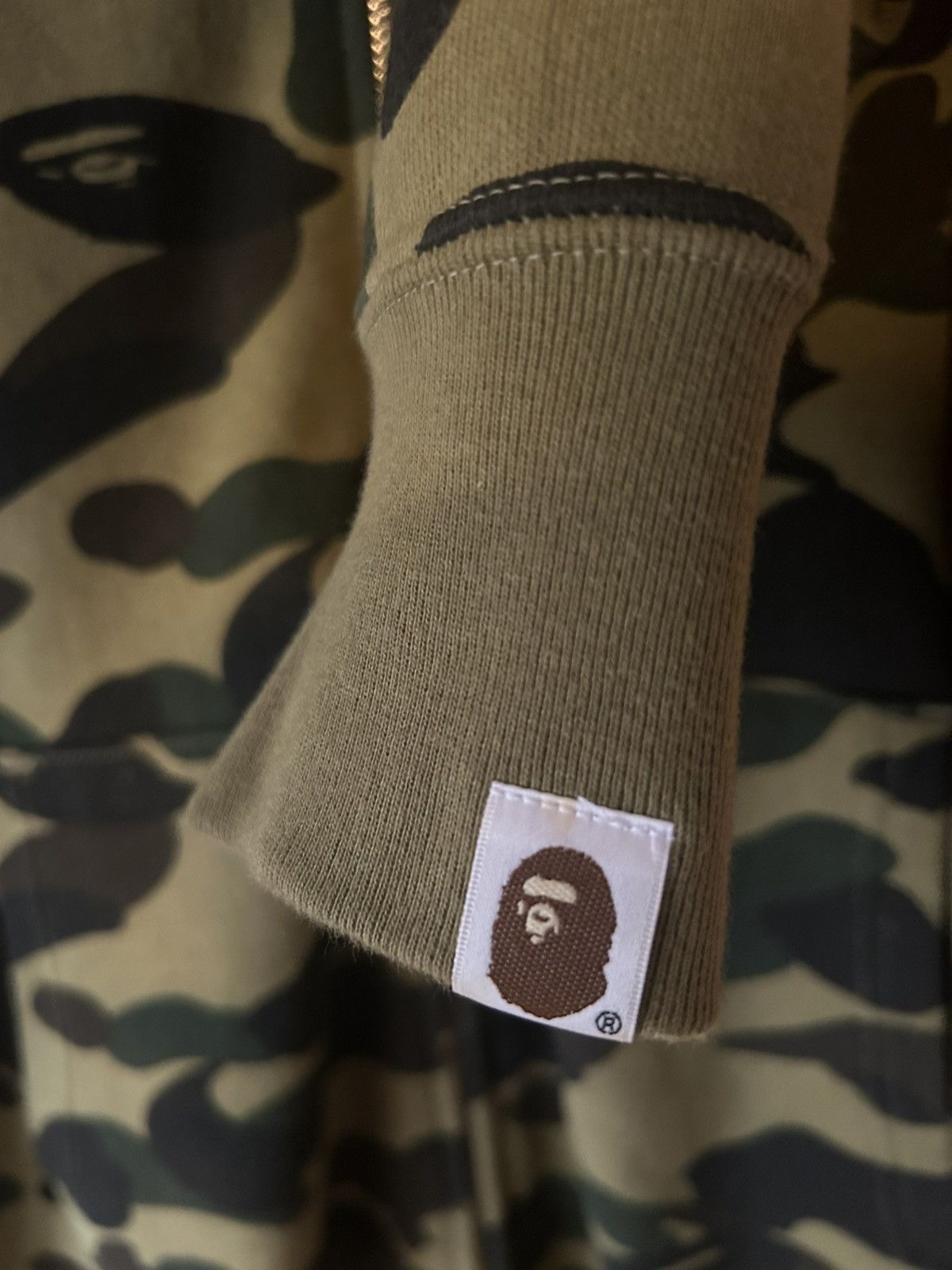 Supreme The North Face Bleached Denim Print Nuptse Jacket L