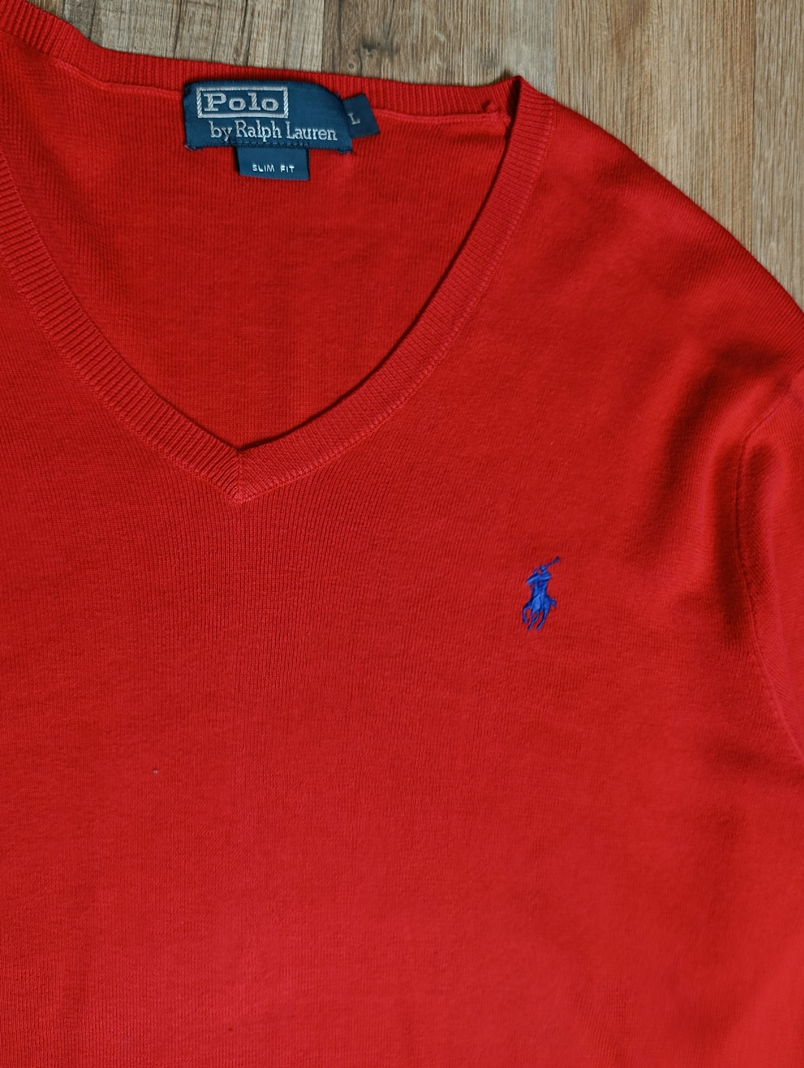 Polo Ralph Lauren Polo Ralph Lauren V-neck Sweater Size US L / EU 52-54 / 3 - 5 Thumbnail