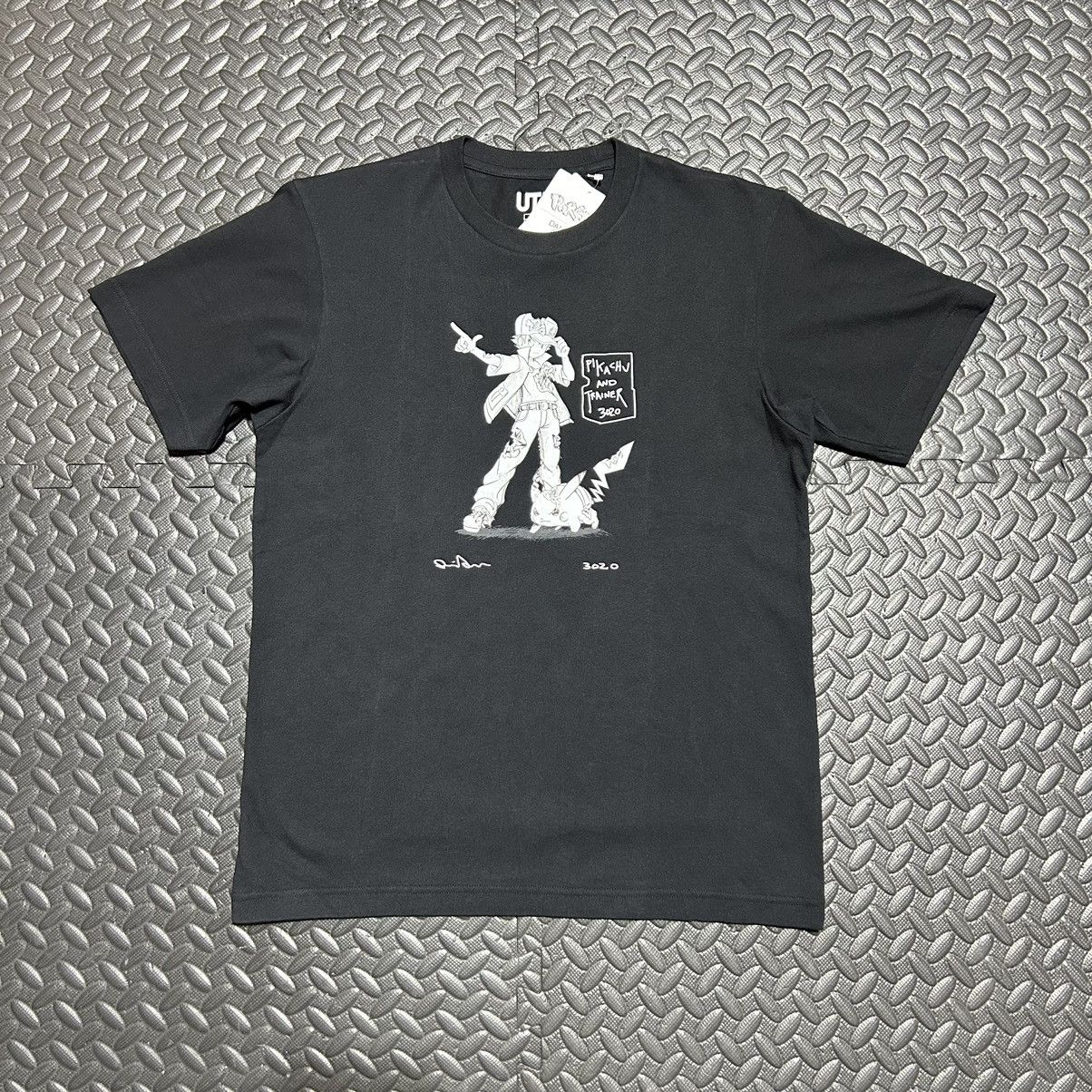 Pokemon × Uniqlo Uniqlo Pokemon Daniel Arsham Shirt Pikachu Black Mens XS NEW Size US XS / EU 42 / 0 - 1 Thumbnail