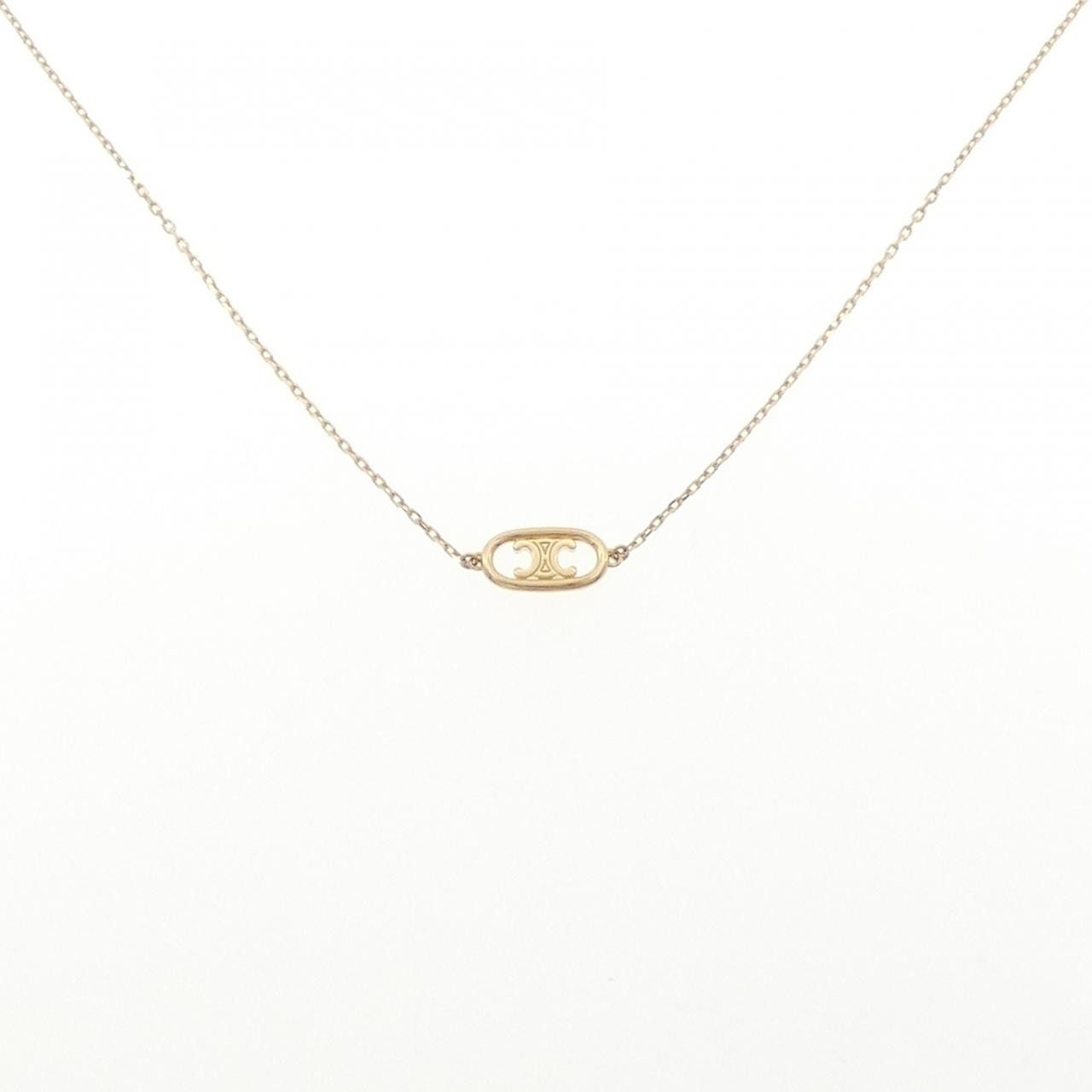 Celine Celine Celine Maillon Triomphe 750 Gold Necklace Precious Metal Necklace 46X756GLY.37AU DUTY FREE for USA Size ONE SIZE - 1 Thumbnail