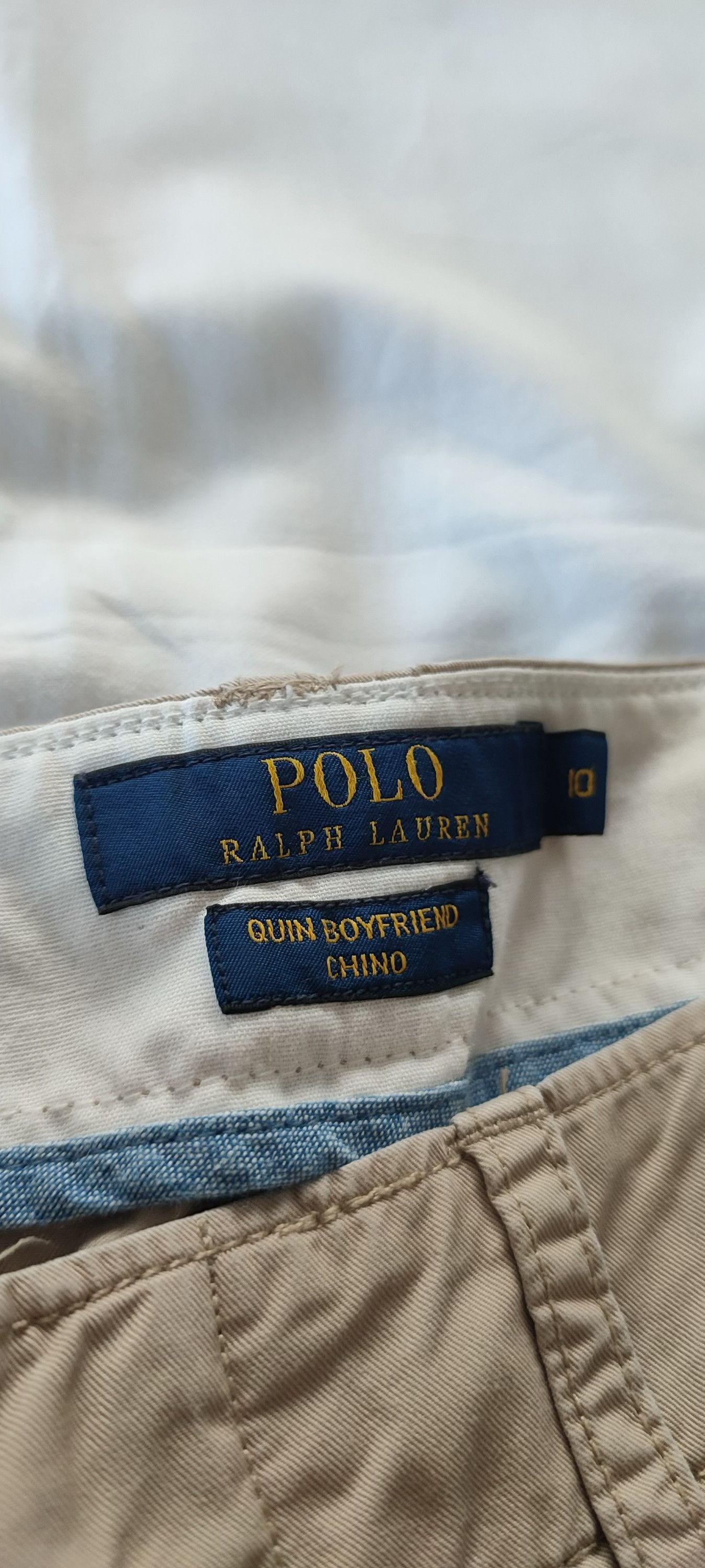 Polo Ralph Lauren Polo Ralph Lauren Quin Boyfriend Chino - Size 10 - Beige Size 32" / US 10 / IT 46 - 2 Thumbnail