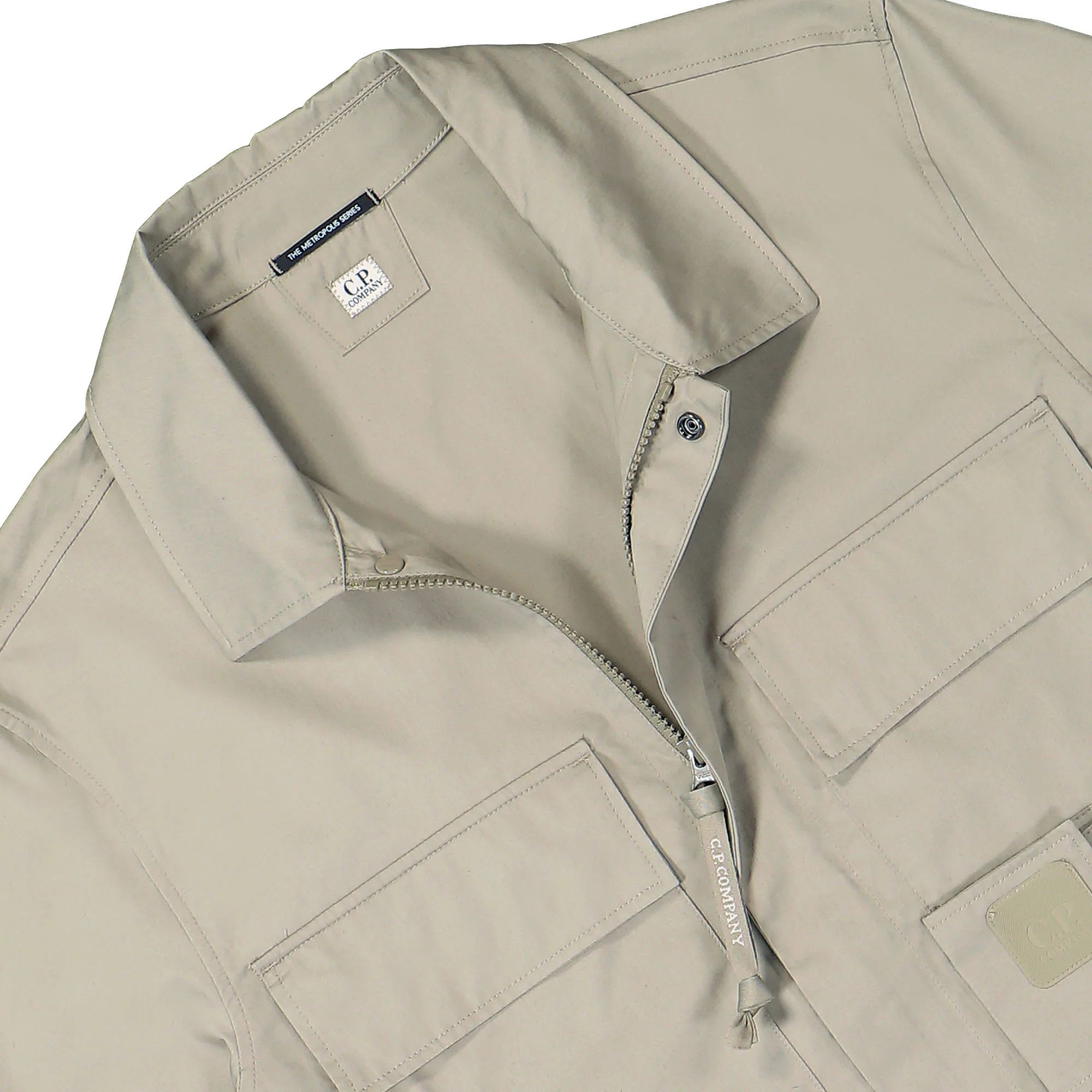 C.P. Company o1y1224 Solid Color Shirt in Light Grey Size US L / EU 52-54 / 3 - 3 Thumbnail