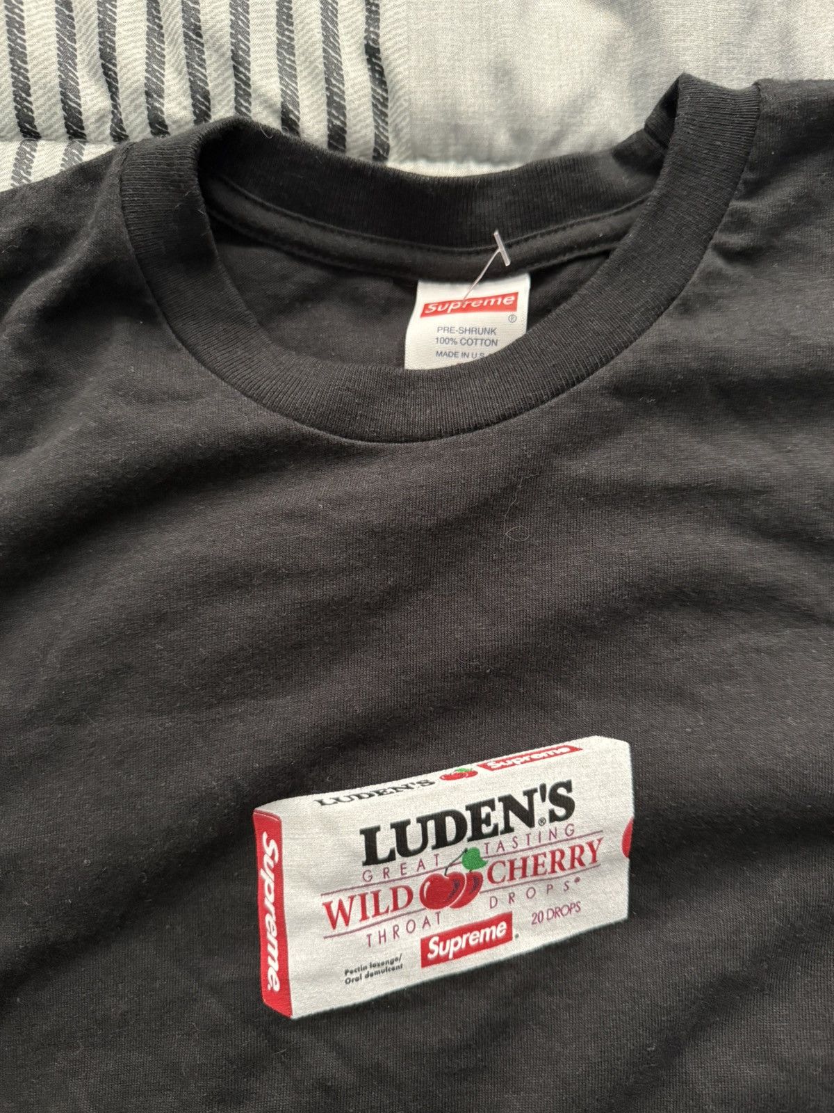 Supreme Supreme Black LUDEN'S T shirt Size US L / EU 52-54 / 3 - 2 Thumbnail
