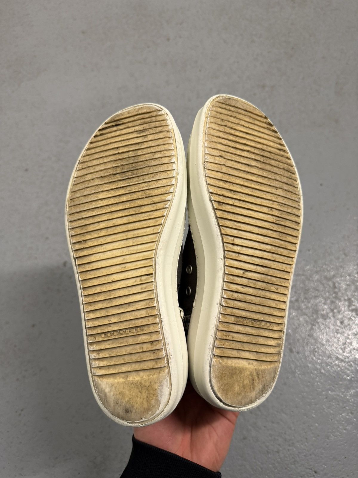 Rick Owens Drkshdw Rick Owens Drkshdw Vegan Ramones High Sneakers Size US 7 / EU 40 - 12 Thumbnail