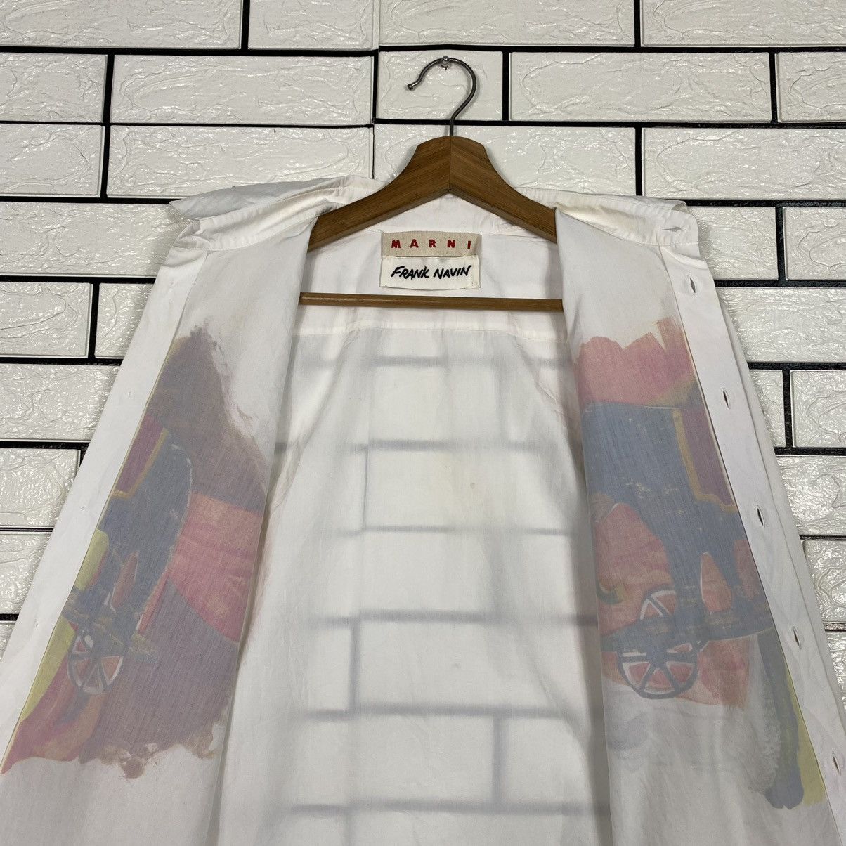 Marni 🔥BUTTON UPS MARNI X FRANK NAVIN OVER PRINT Size M / US 6-8 / IT 42-44 - 14 Thumbnail