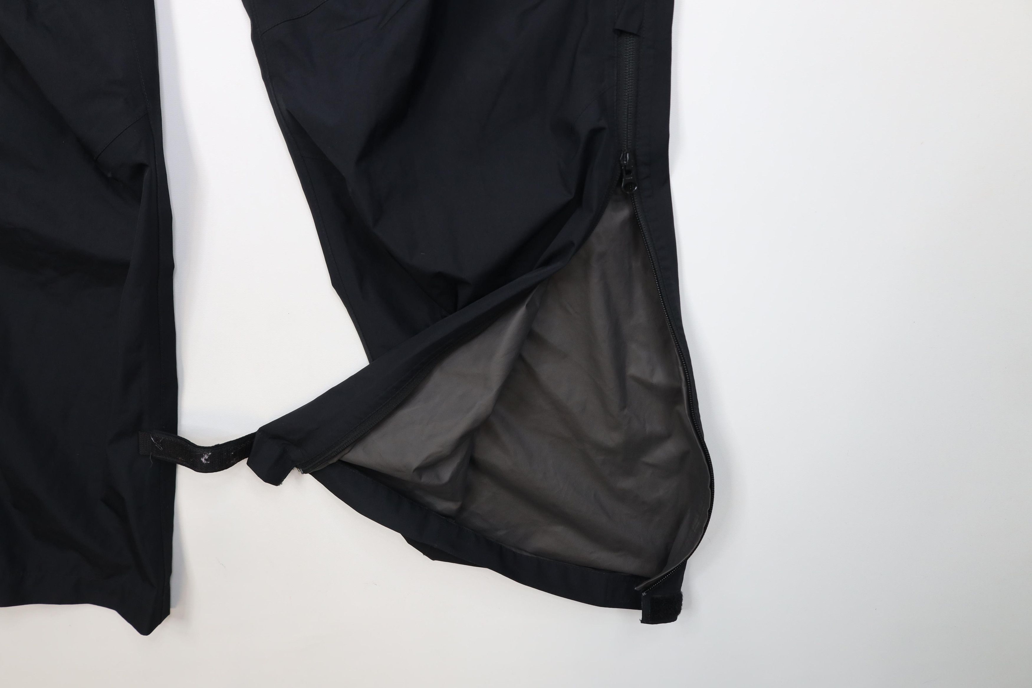 Cabelas Vintage Cabelas Goretex Paclite Wide Leg Rain Pants Black Size US 38 / EU 54 - 5 Thumbnail