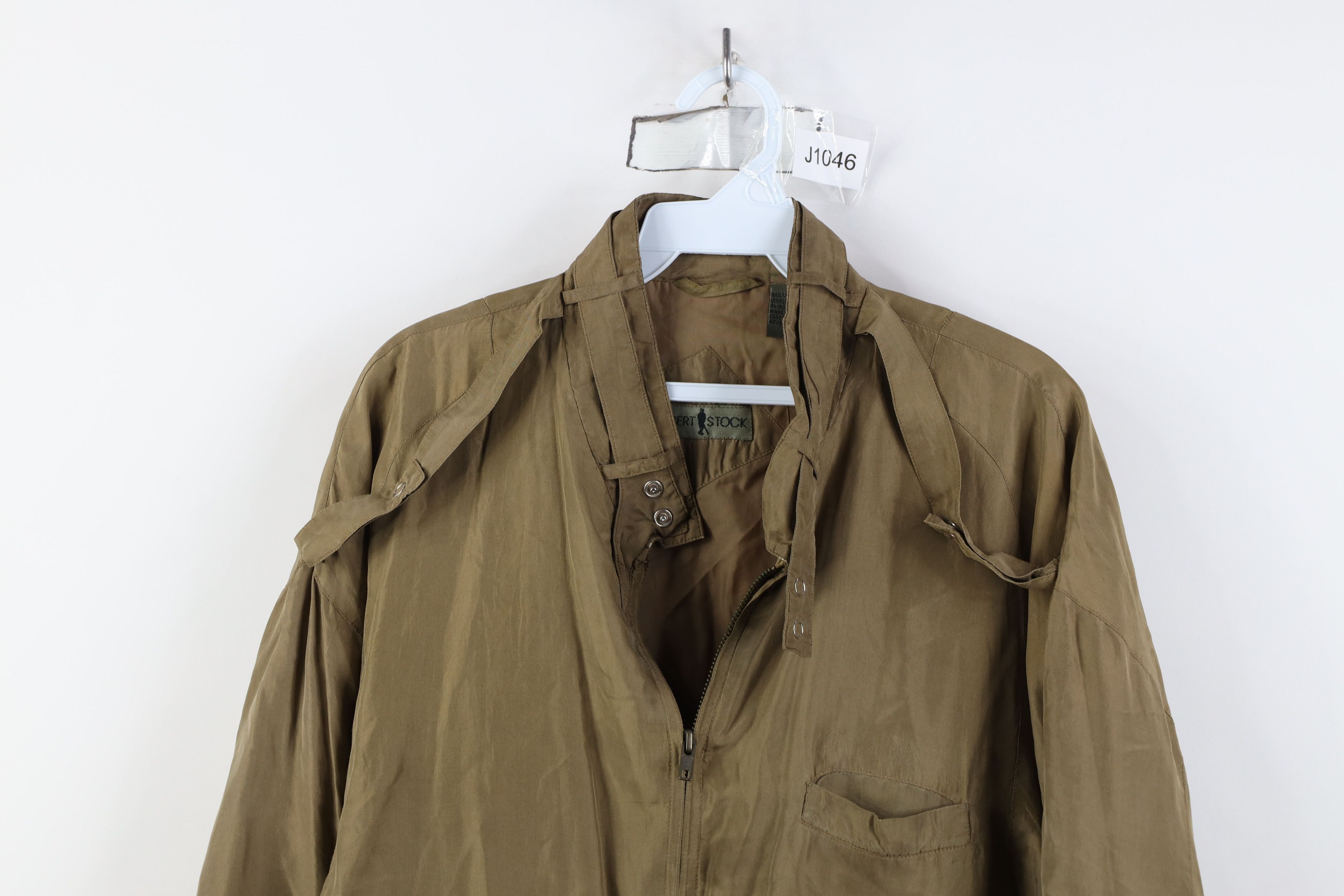 Vintage Vintage 90s Streetwear Silk Cafe Racer Bomber Jacket Green Size US L / EU 52-54 / 3 - 2 Thumbnail
