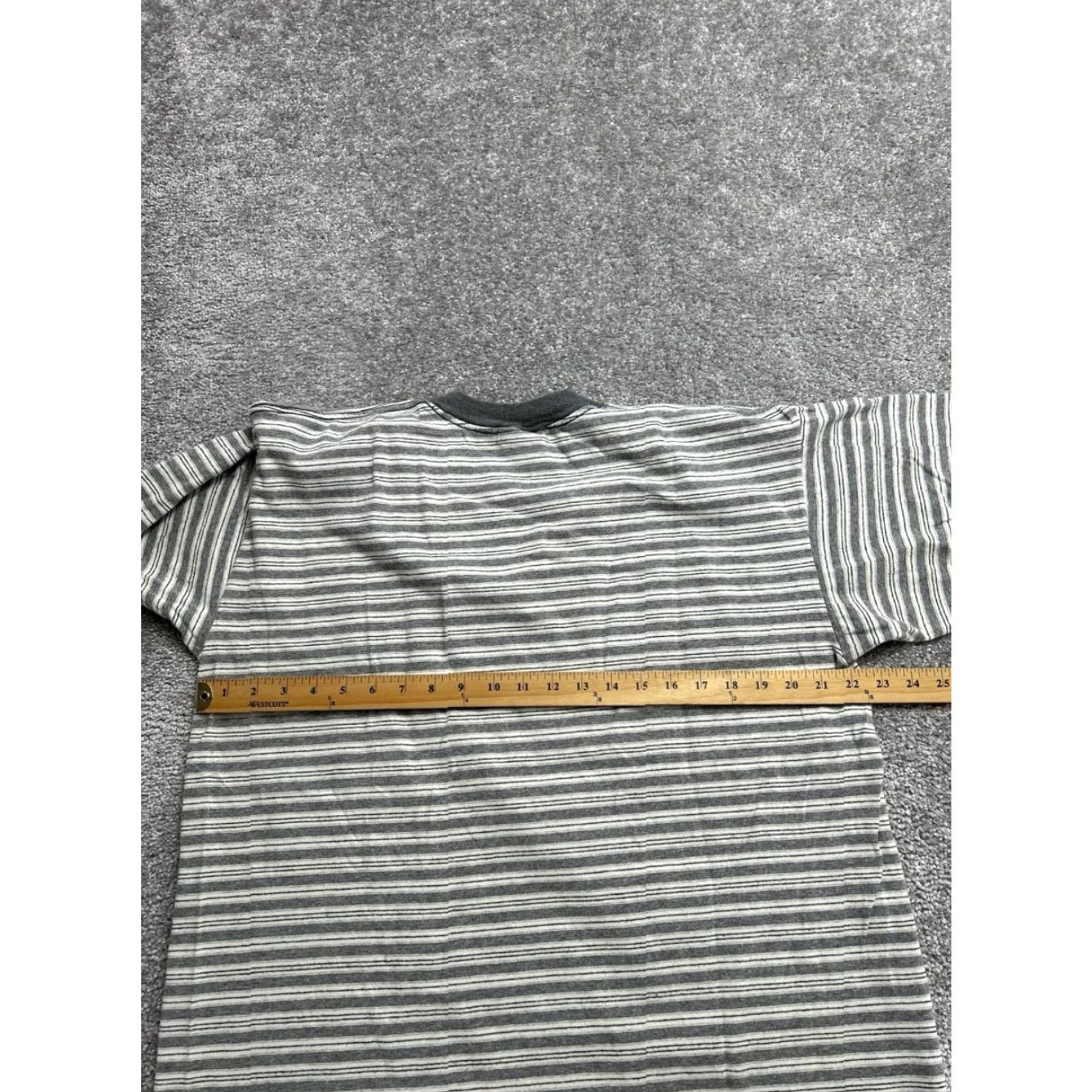 Mickey & Co. VINTAGE Mickey & Co T-Shirt Mens XL Gray Striped Graphic The Original One Size US XL / EU 56 / 4 - 6 Thumbnail