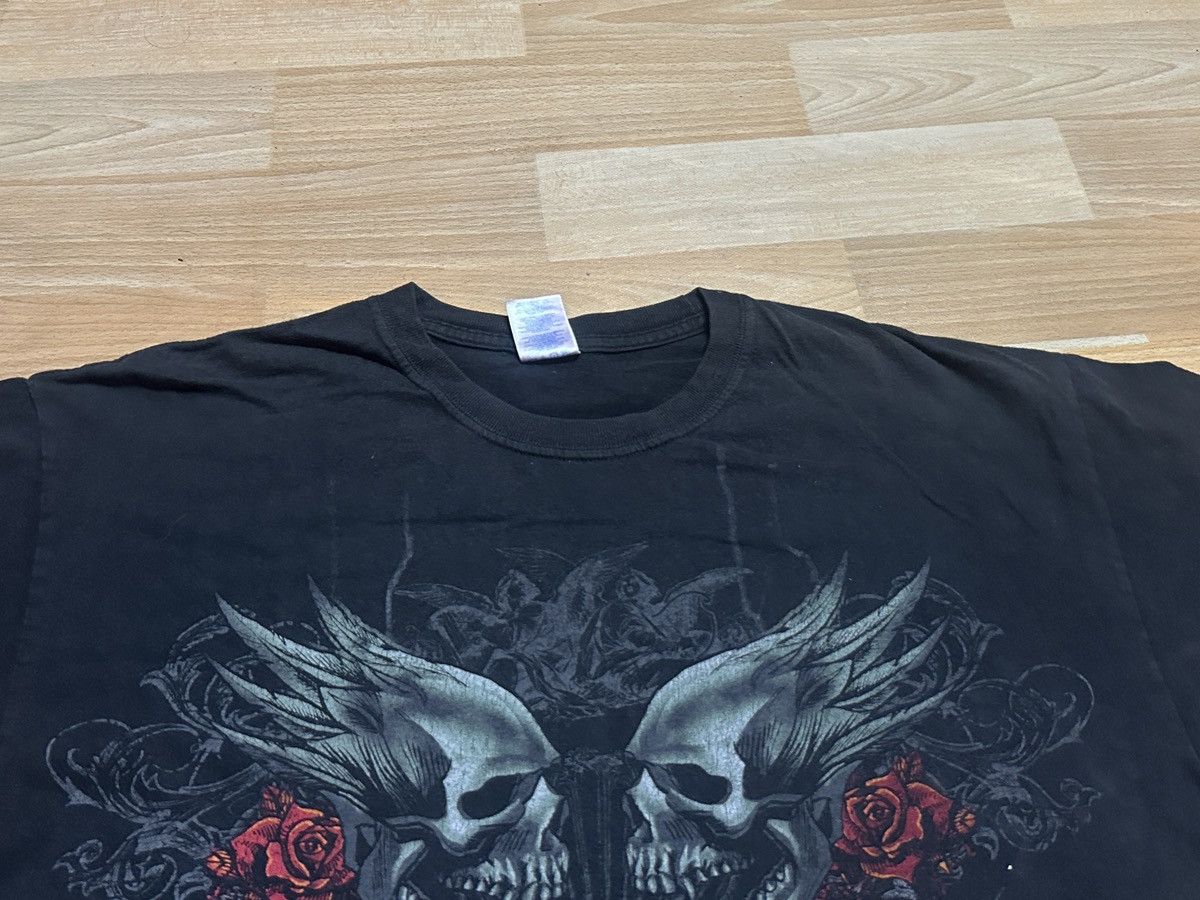Affliction × Japanese Brand Rare🔥 Sick y2k Brats Graphics Tee Size US L / EU 52-54 / 3 - 4 Thumbnail