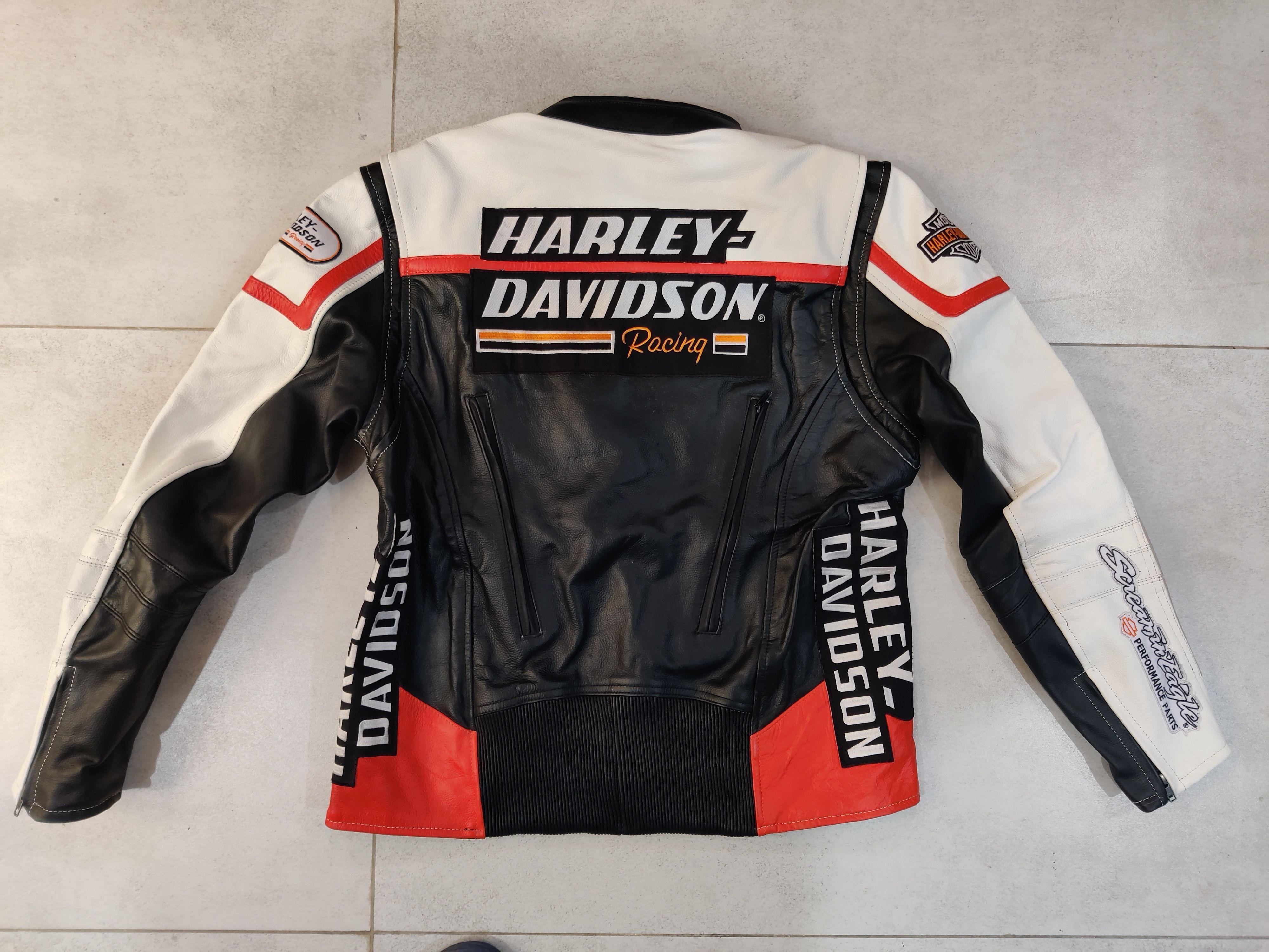 Harley Davidson Harley Davidson Vintage Leather Jacket Size US M / EU 48-50 / 2 - 2 Thumbnail