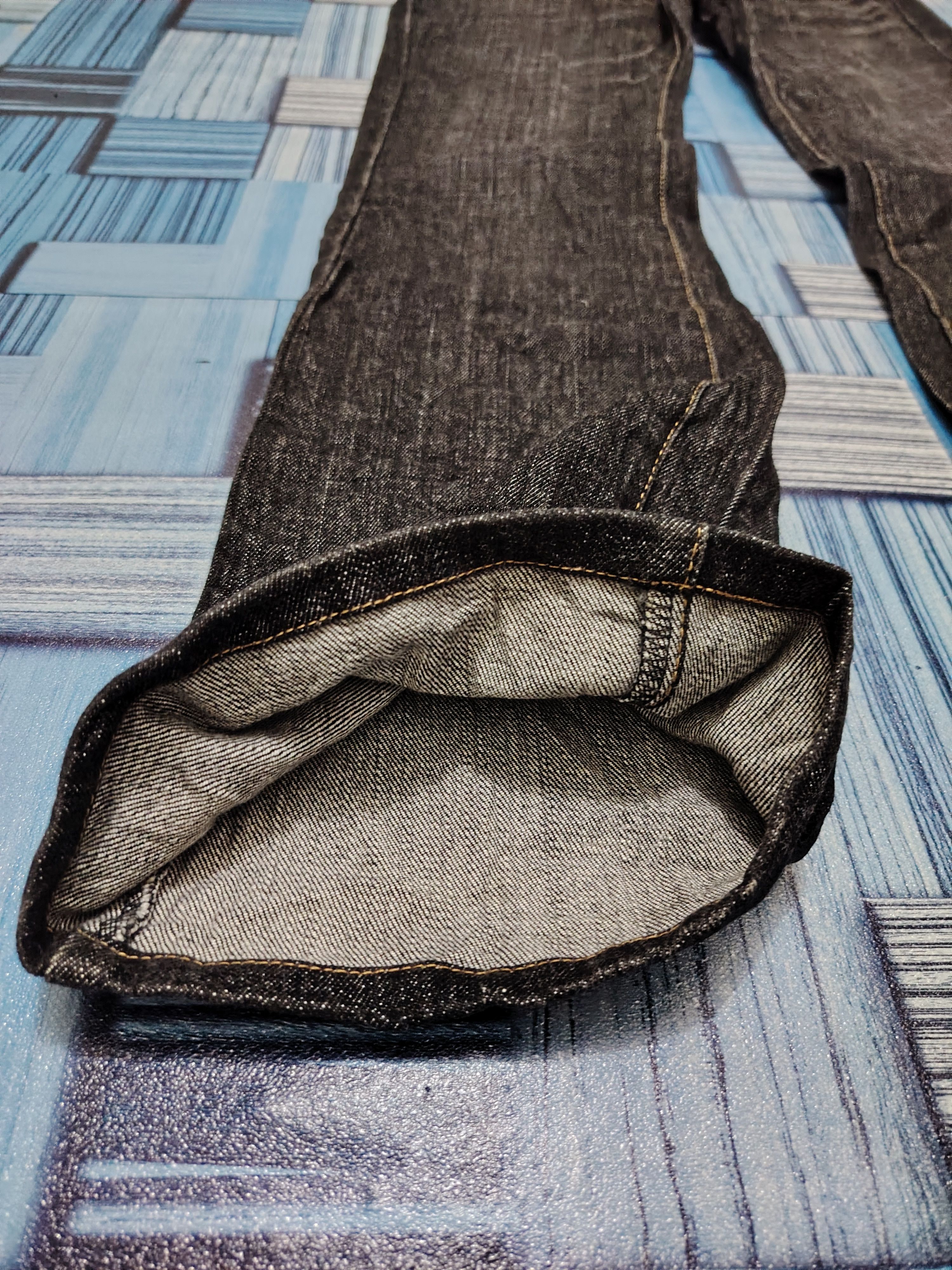 If Six Was Nine × Japanese Brand Japanese Sasson Black Flared Jeans Tribal embroidery Pocket Size US 27 - 10 Thumbnail