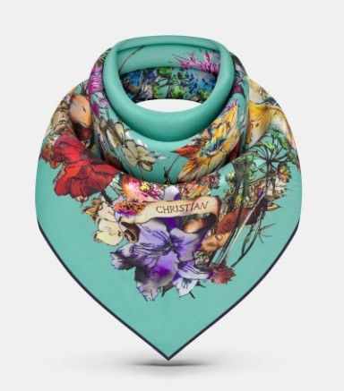 Dior o1w1db11024 Size: OS / D-Millefiori Square Scarf Size ONE SIZE - 3 Thumbnail