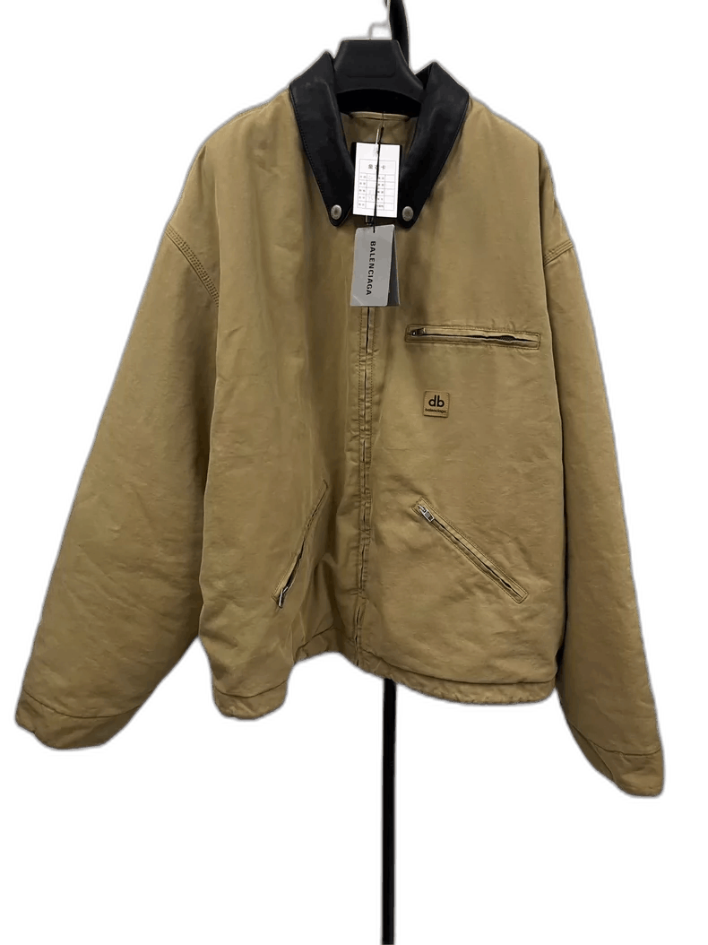 Balenciaga Balenciaga Detroit Leather Collar Jacket-2505 Size US L / EU 52-54 / 3 - 1 Thumbnail