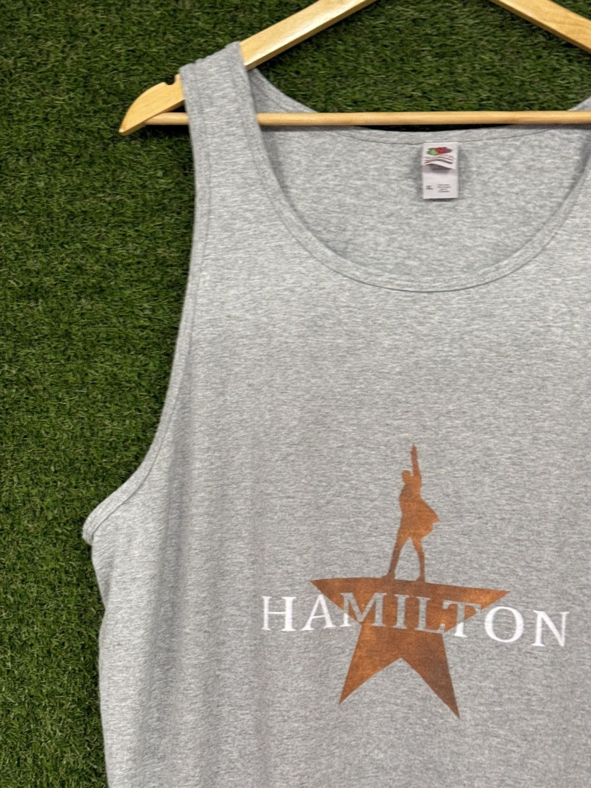 Vintage Vintage Hamilton Broadway Musical Tank Top Star Grey XL Size US XL / EU 56 / 4 - 2 Thumbnail