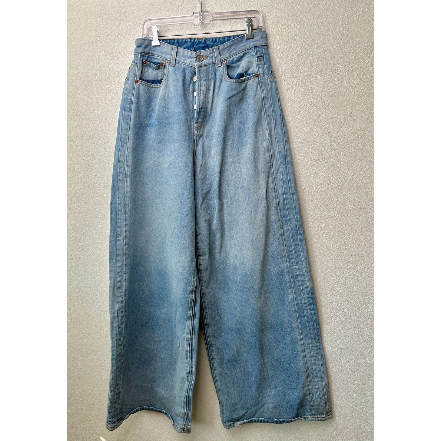 Vetements Vetements Unisex Jeans L High Waist Extra Wide Leg Size US 33 - 2 Thumbnail