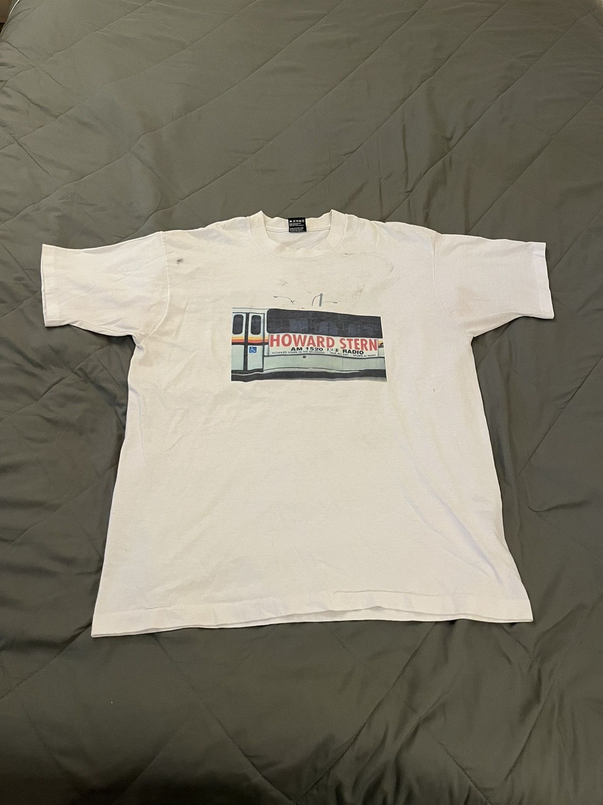Vintage Vintage Howard stern radio show promo shirt Size US XL / EU 56 / 4 - 1 Thumbnail
