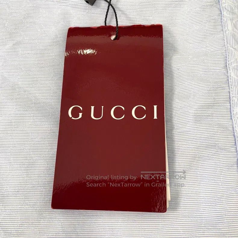 Gucci Gucci Light blue logo jacquard full print cotton drawstrin Size XS / US 0-2 / IT 36-38 - 6 Thumbnail
