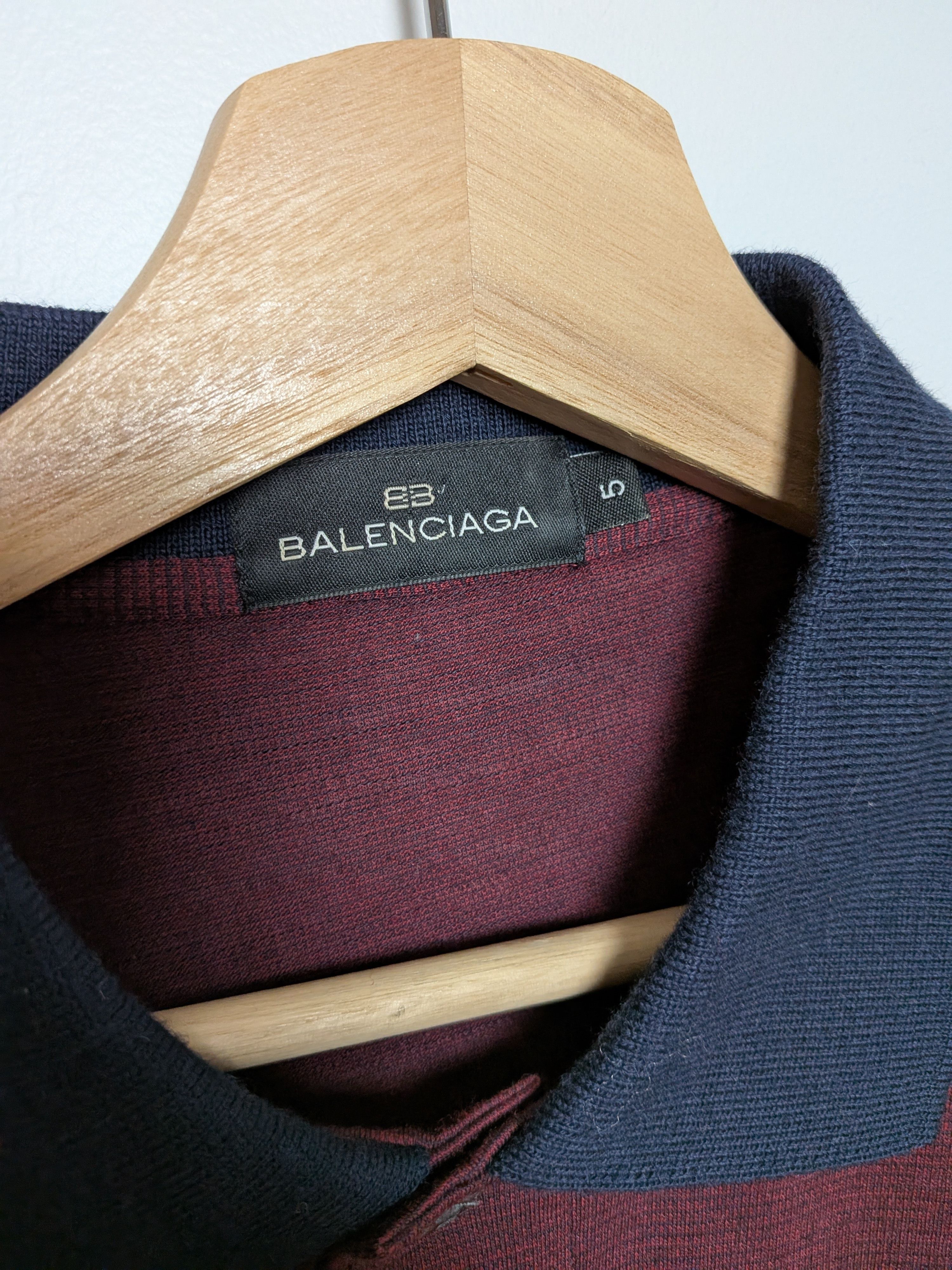 Balenciaga Vintage Balenciaga Polo Long Sleeve Shirt Size US L / EU 52-54 / 3 - 5 Thumbnail