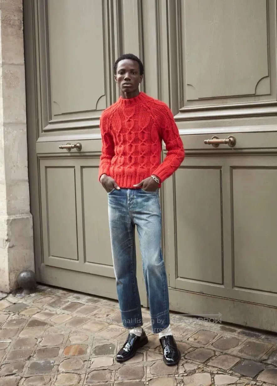 Saint Laurent Paris saint laurent red knit turtleneck sweater. Size M / US 6-8 / IT 42-44 - 6 Thumbnail