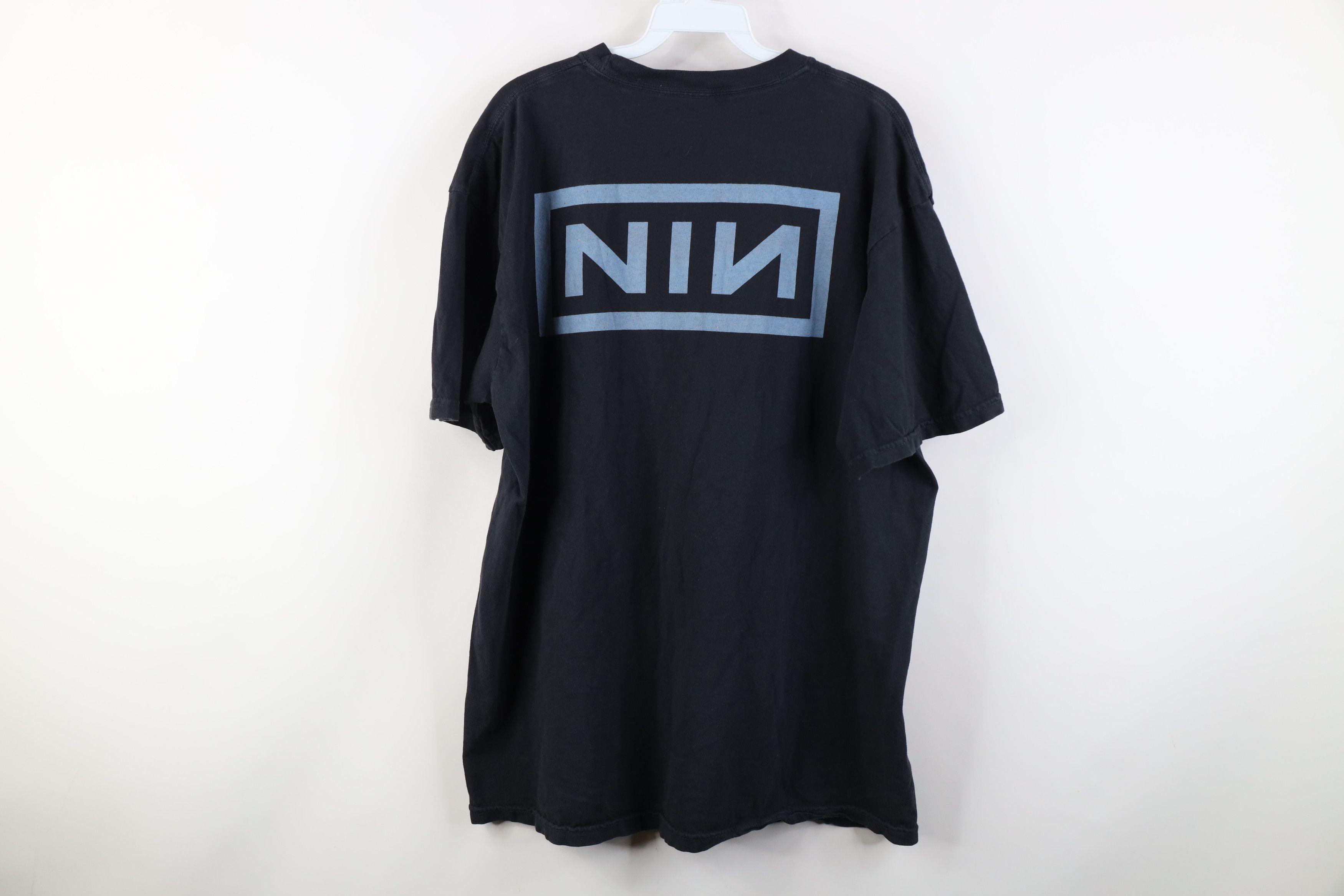 Vintage Vintage Retro Y2K Machine Nine Inch Nails Band T-Shirt NIN Size US XL / EU 56 / 4 - 13 Thumbnail