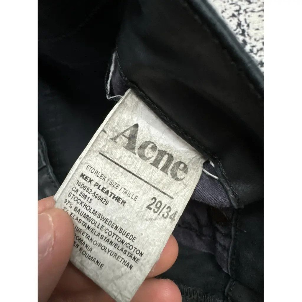 Acne Studios Acne Trousers Black Size 29x34 Size US 30 / EU 46 - 5 Thumbnail