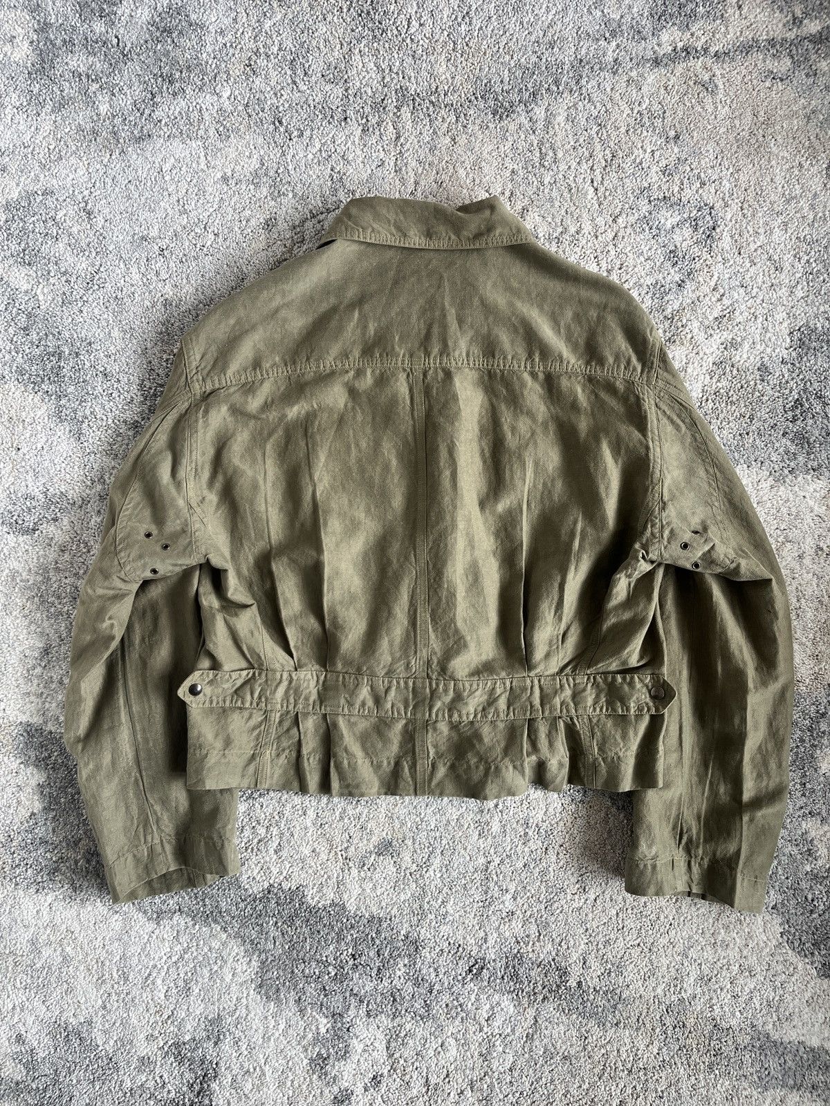 Miu Miu Miu Miu S/S1994 linen & silk light jacket Size M / US 6-8 / IT 42-44 - 7 Thumbnail