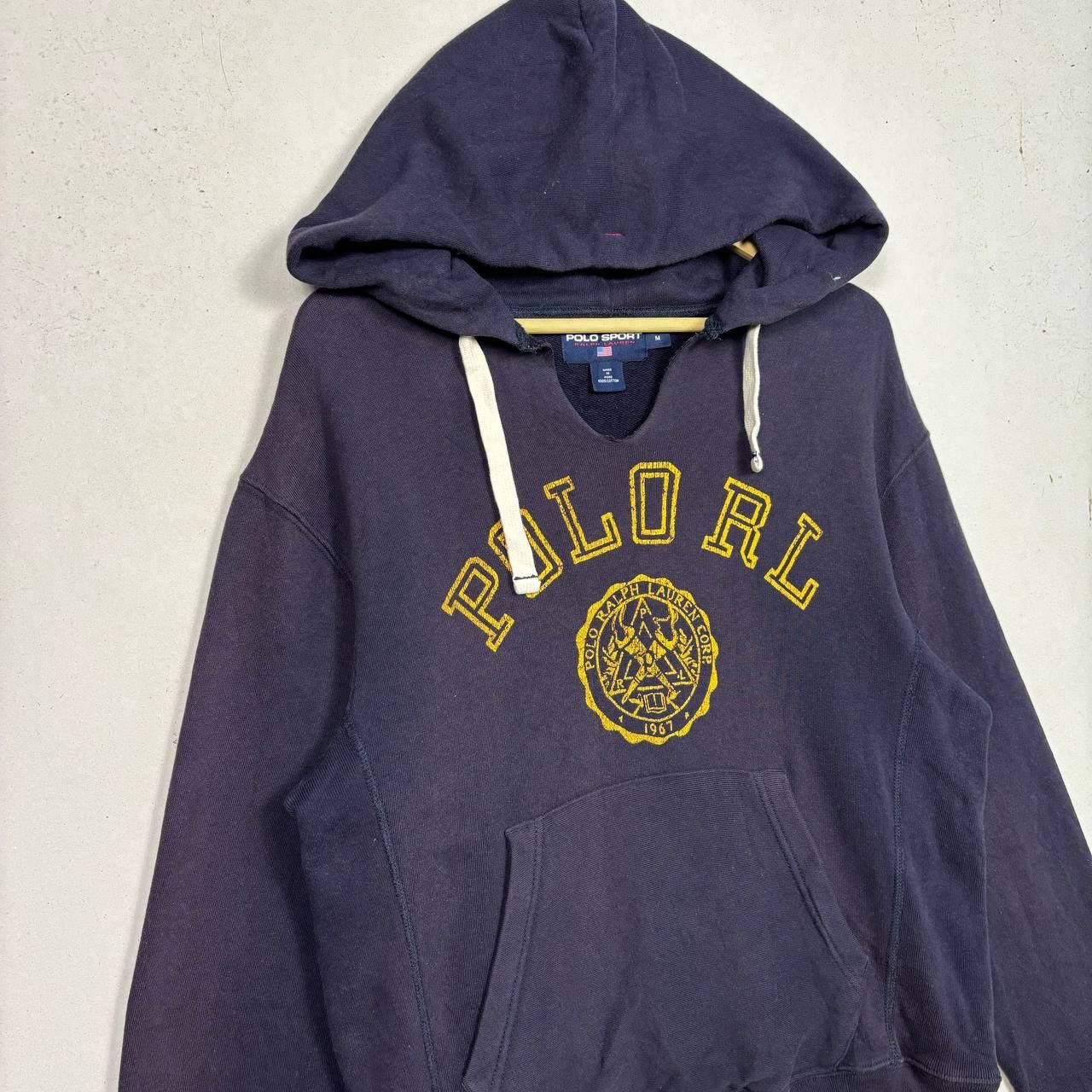 Polo Ralph Lauren 90s Polo Sport Ralph Lauren Spellout Crest Hoodie Purple M Size US M / EU 48-50 / 2 - 3 Thumbnail