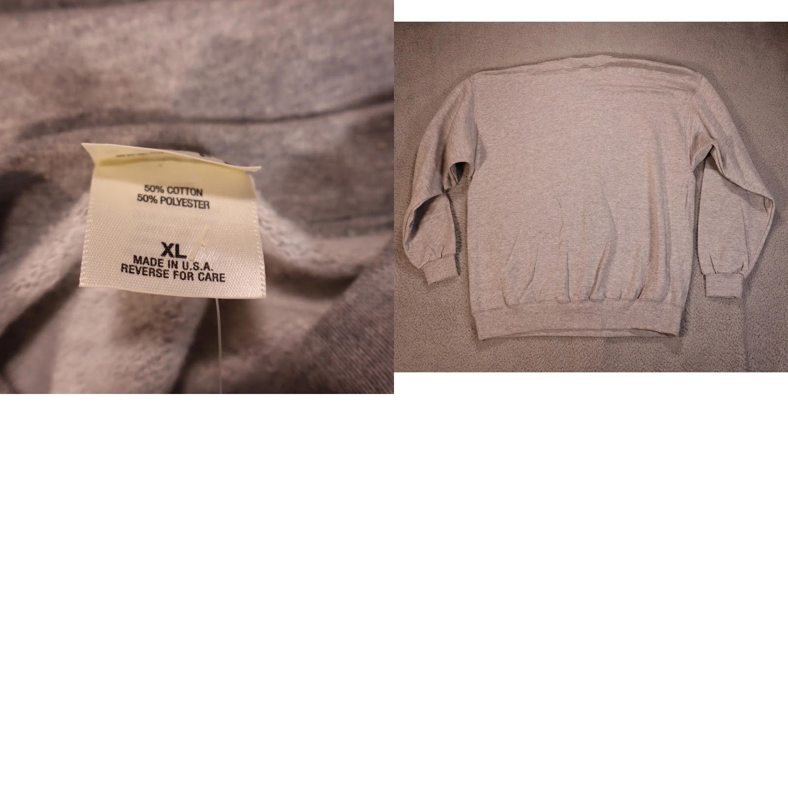 Soffe VINTAGE Soffe Sweatshirt Logo US Navy NWT Men XL Gray 90s Pullover Size US XL / EU 56 / 4 - 8 Thumbnail