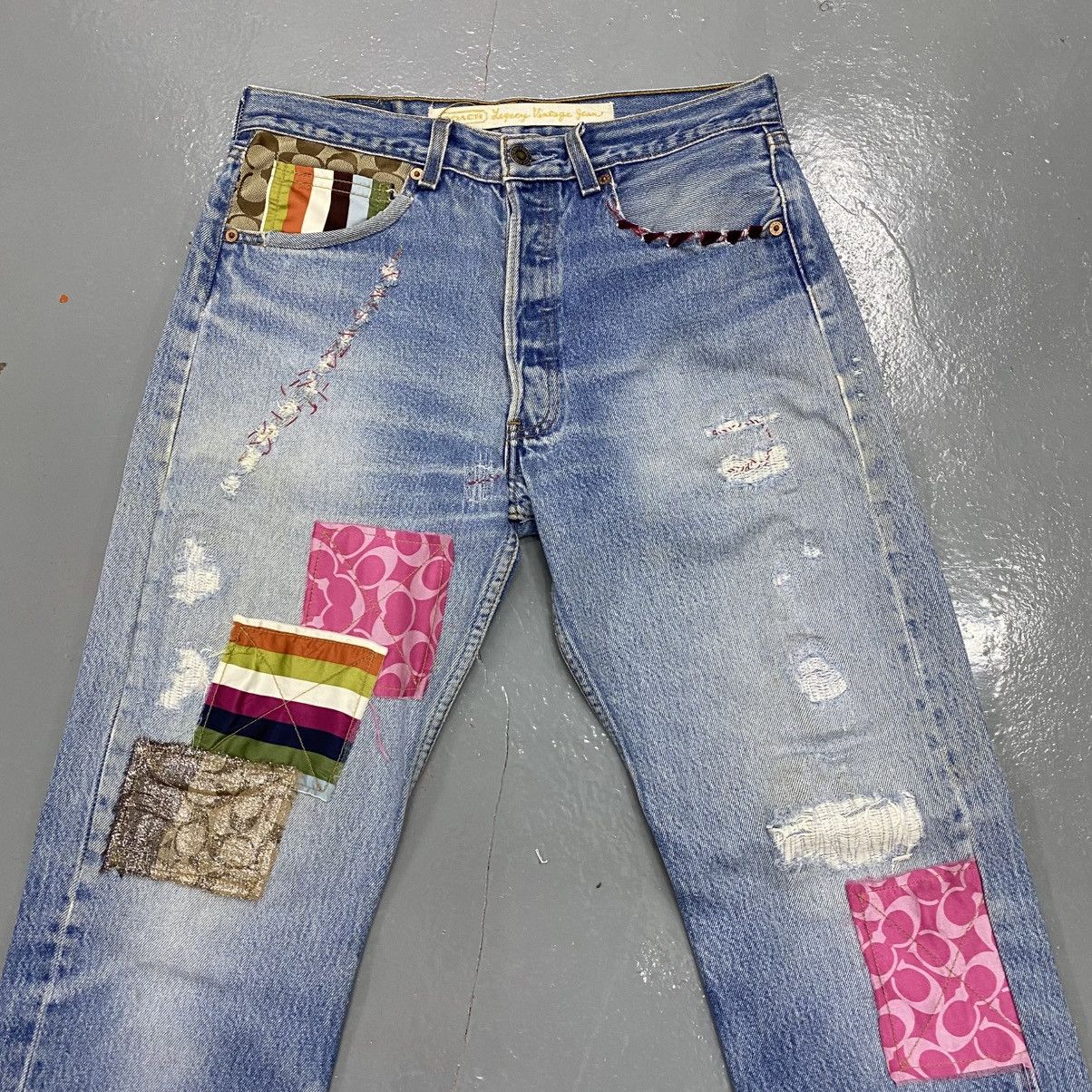 Coach Archive Coach Legacy Vintage Jeans Patchwork Sample Rare Size US 31 - 2 Thumbnail