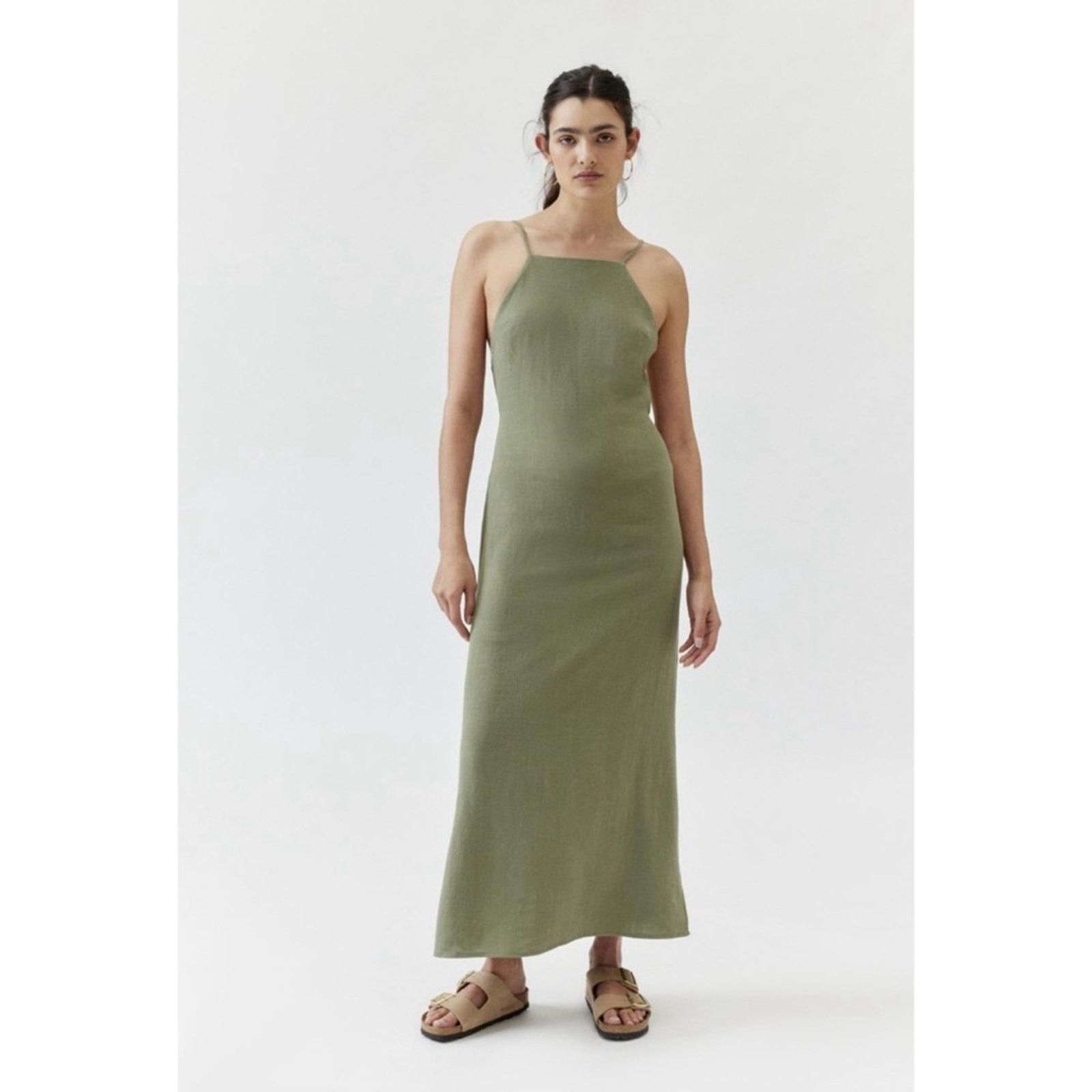 Urban Renewal Urban Outfitters Urban Renewal Linen Open-Back Midi Dress M Size M / US 6-8 / IT 42-44 - 13 Thumbnail