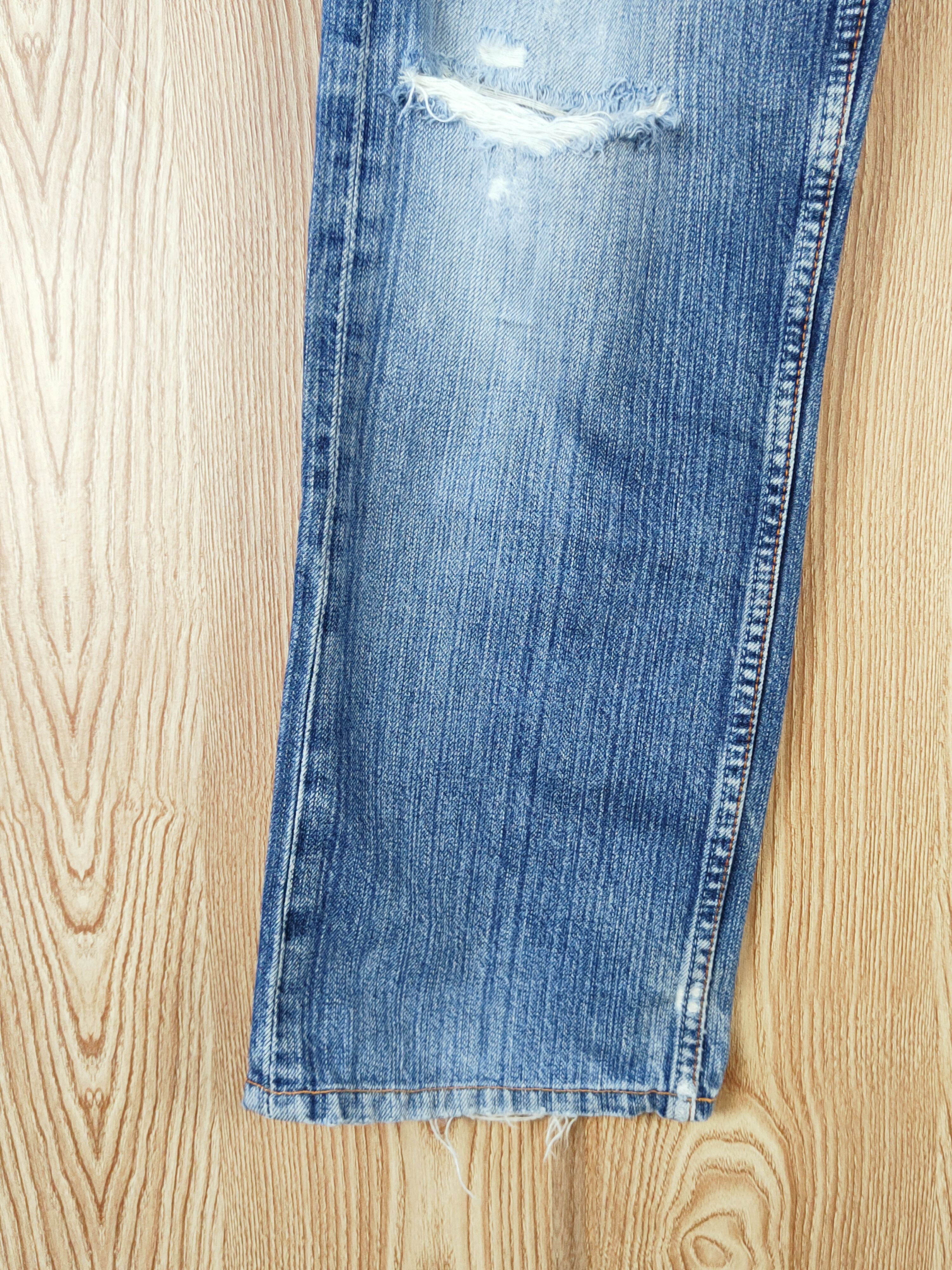 Levi's 512 Levi's vintage Blue Distressed Ripped Jeans denim #W233 Size US 29 - 5 Thumbnail