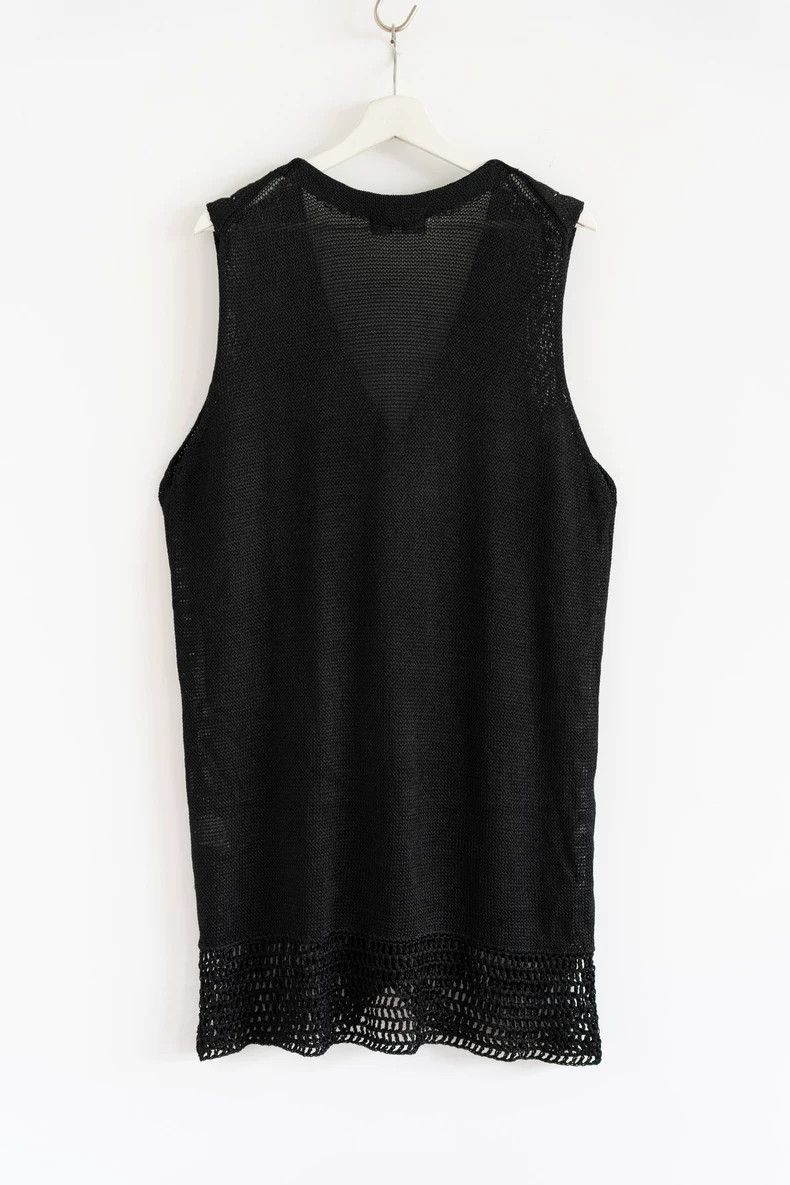 Yohji Yamamoto Yohji Yamamoto 04ss lace cutout knit cardigan sweater Size US L / EU 52-54 / 3 - 2 Thumbnail