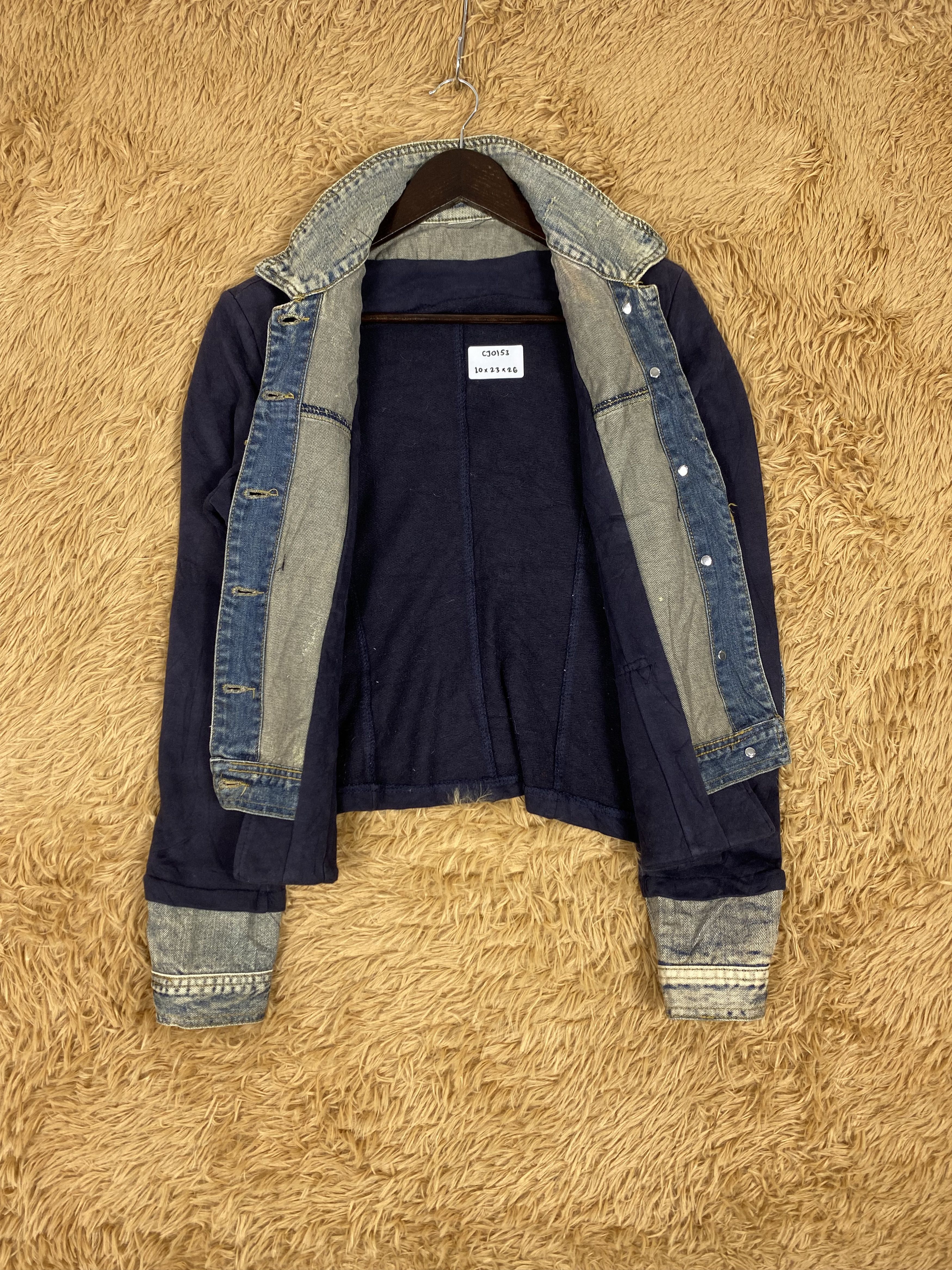 Japanese Brand × Vintage Vintage Japanese Brand Half Denim Jacket Size US S / EU 44-46 / 1 - 6 Thumbnail