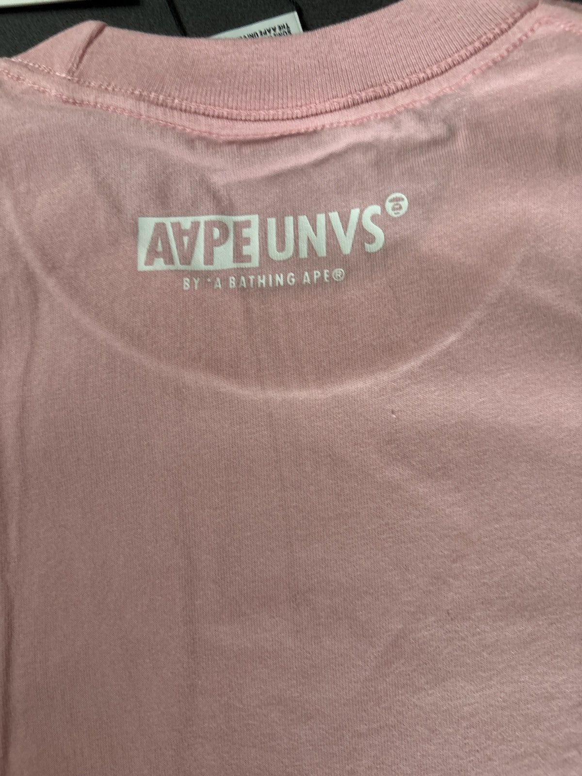 Aape × Bape Aape t-shirt pink purple and blue ape face Size US S / EU 44-46 / 1 - 8 Thumbnail