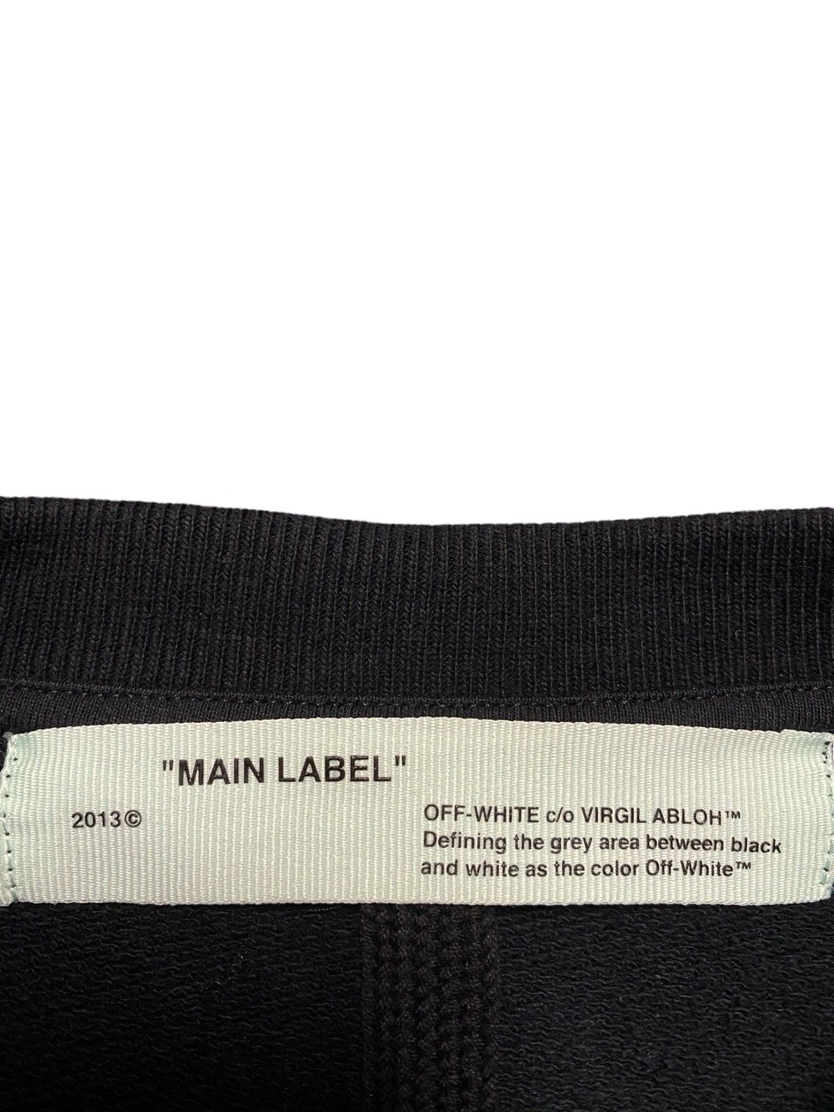 Off-White 19SS DIAG SPLT LOGO OVER CREWNECK SWATSHIRT Size US XS / EU 42 / 0 - 3 Thumbnail