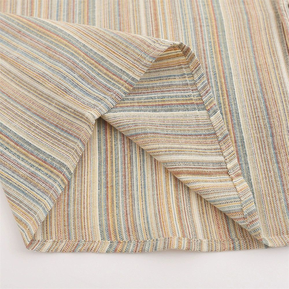 Vintage Japanese retro men's vertical striped long-sleeved shirt Size US M / EU 48-50 / 2 - 4 Thumbnail
