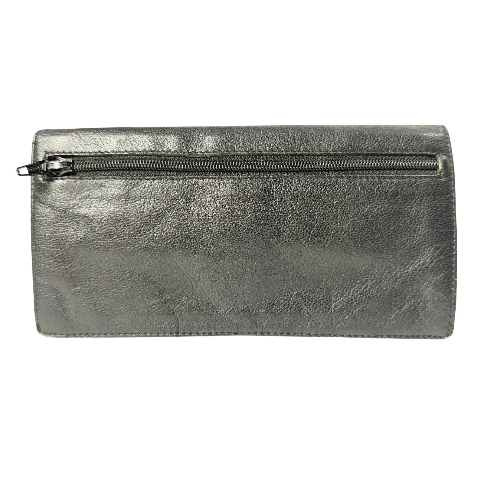 Dior Vintage 80s Christian Dior Black Tan Leather Clutch Wallet Size ONE SIZE - 2 Thumbnail