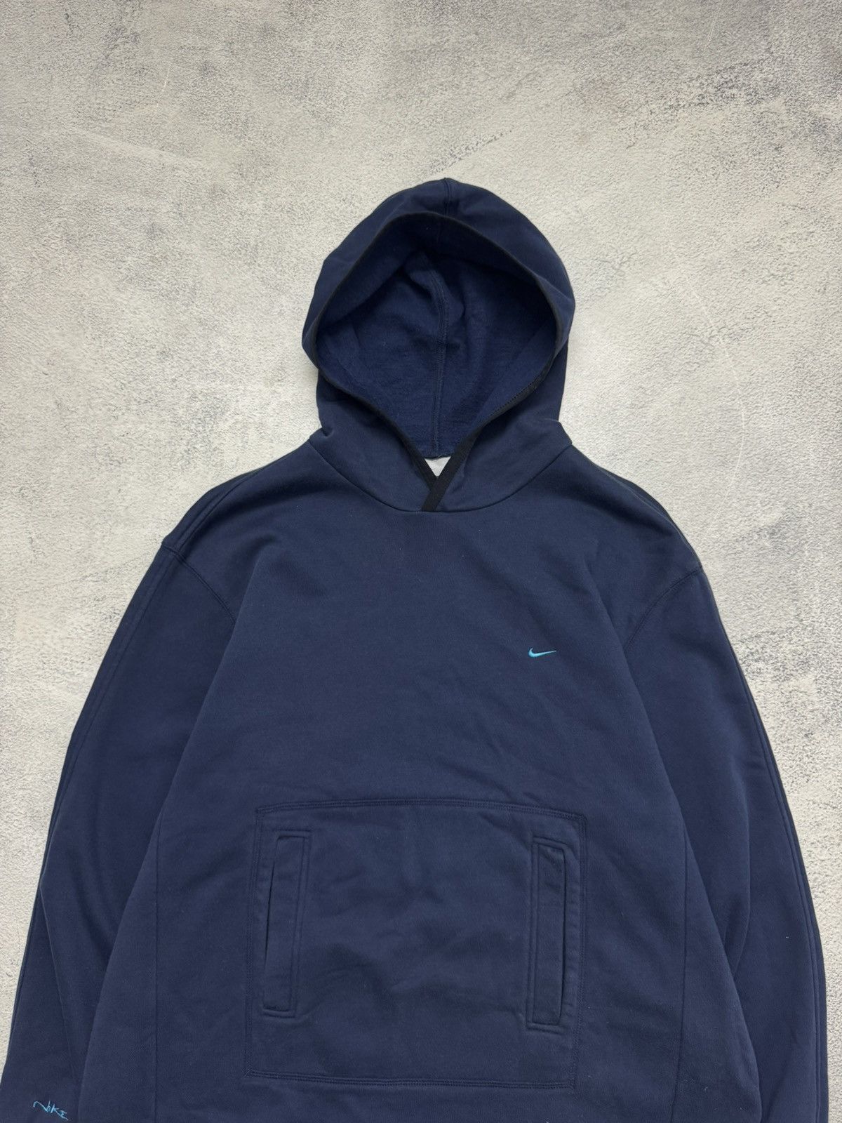 Nike Vintage Y2k Nike Mini Swoosh Basic Hoodie 00’s Size US M / EU 48-50 / 2 - 1 Thumbnail