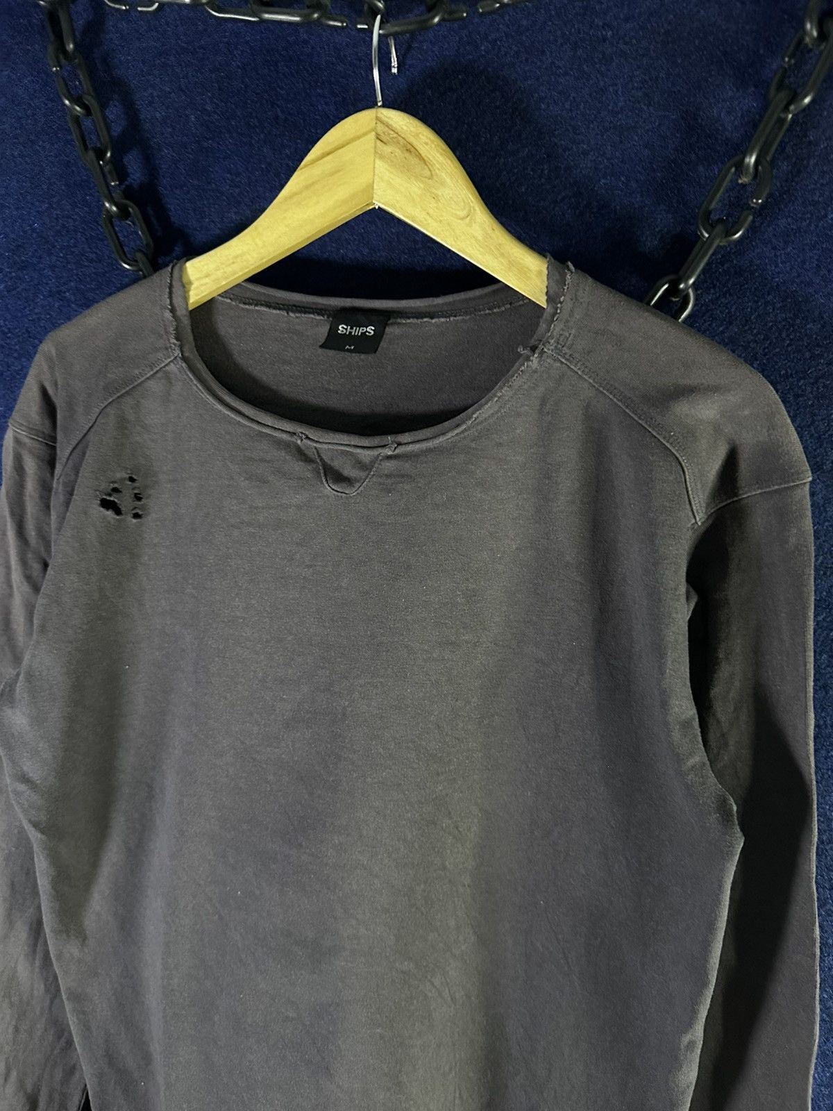 Japanese Brand Japanese Unfinished & Distressed Longsleeve Raf Simons Style Size US M / EU 48-50 / 2 - 8 Thumbnail
