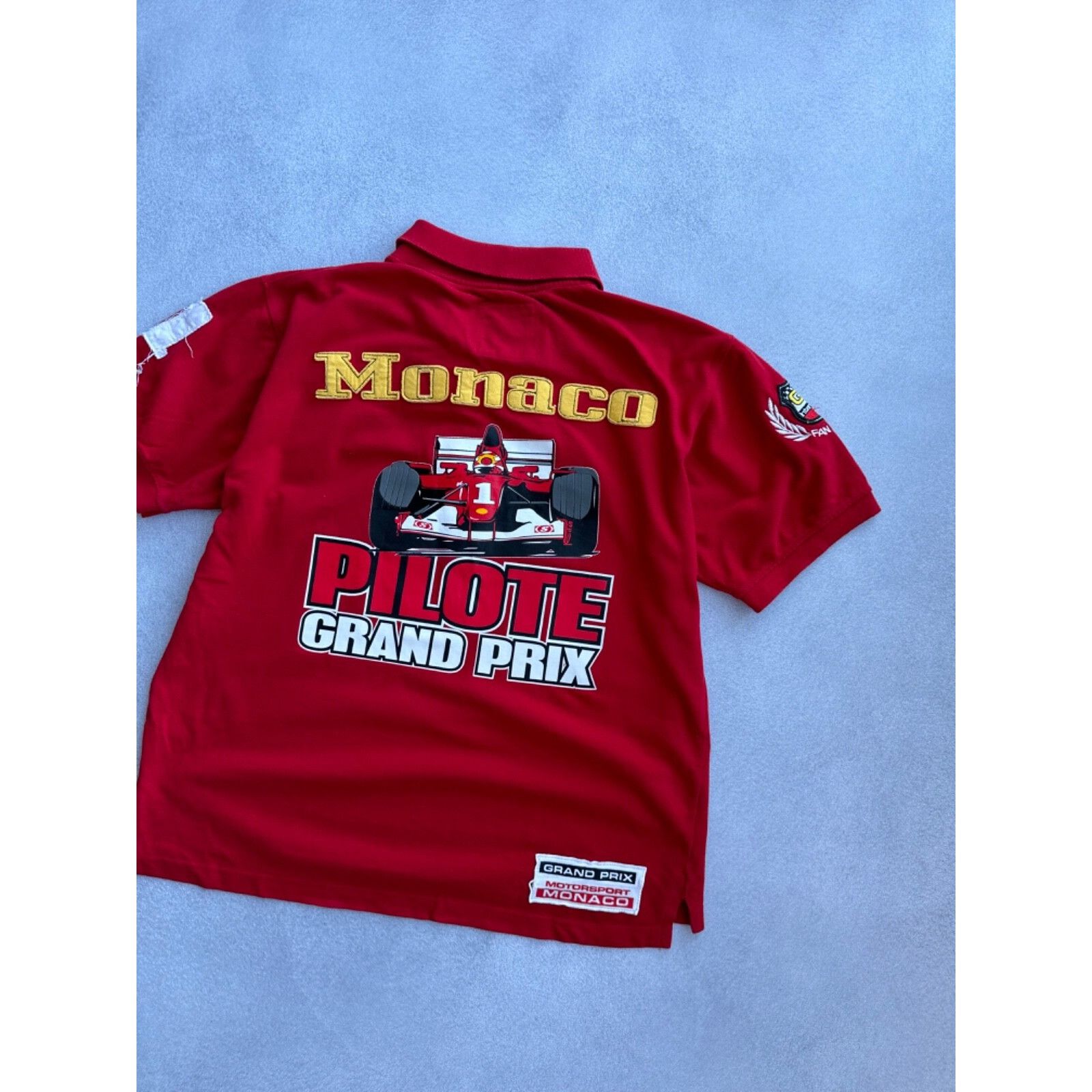Polo Ralph Lauren VTG Polo RL Style Monaco T-shirt Size US XL / EU 56 / 4 - 3 Thumbnail