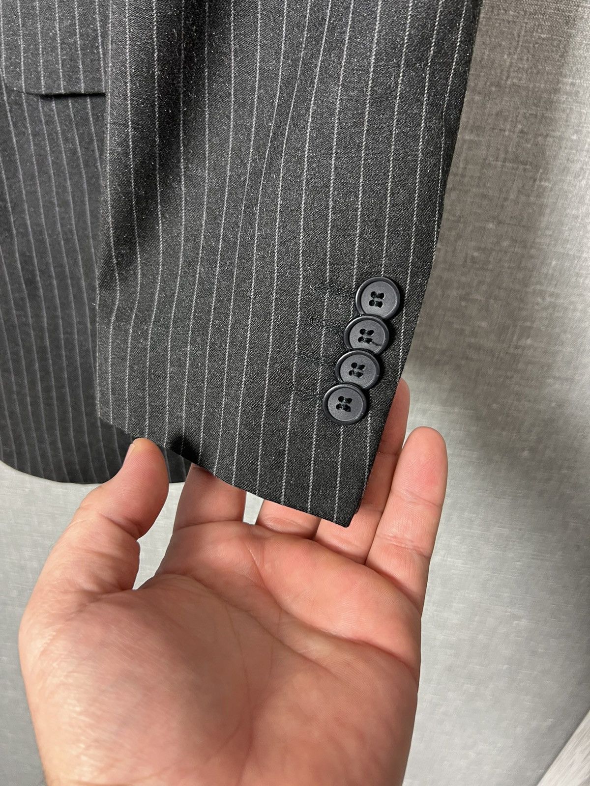 Gianfranco Ferre Gianfranco Ferre 3 Button Striped Blazer Jacket Size 48 Size 38R - 7 Thumbnail