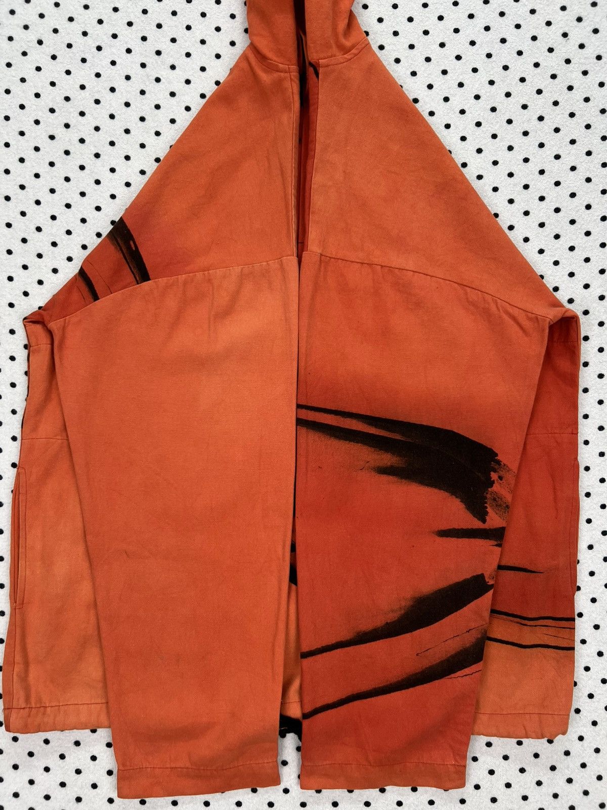 Japanese Brand Crow Brushstroke Art Hooded Pullover Jacket Size US L / EU 52-54 / 3 - 5 Thumbnail