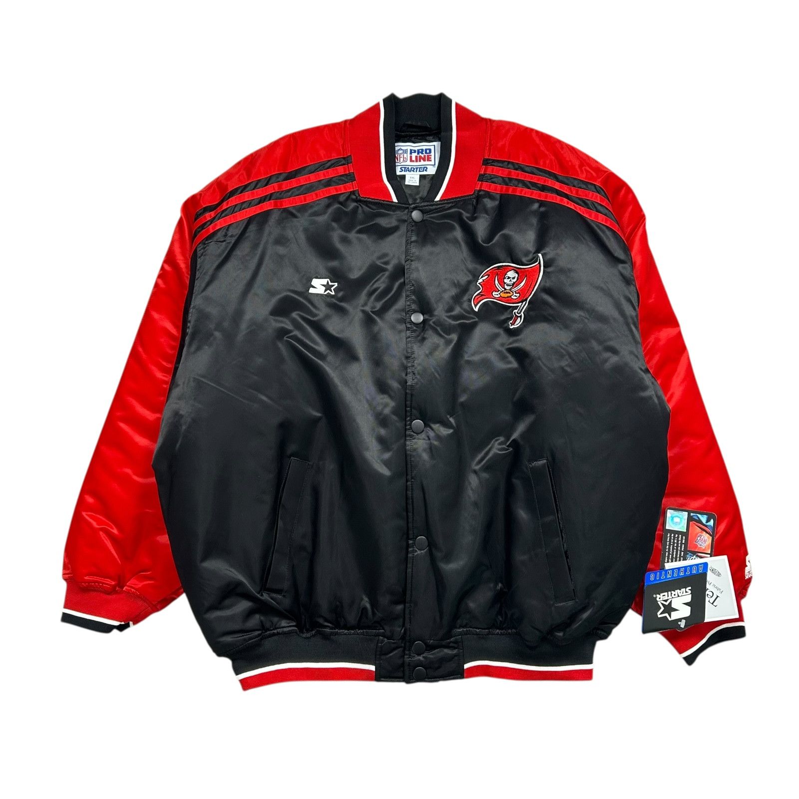 NFL VTG 00s TAMPA BAY BUCCANEERS STARTER SATIN BOMBER JACKET XXL Size US XXL / EU 58 / 5 - 2 Thumbnail