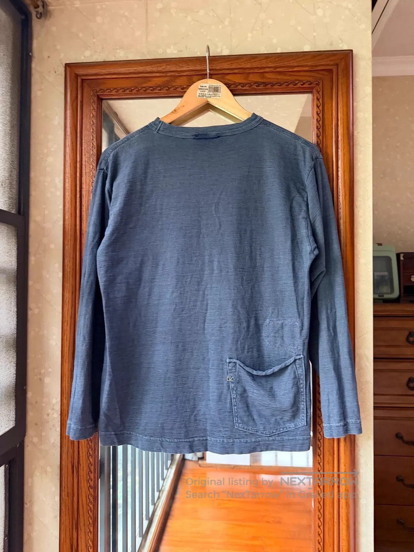 45rpm Black Long Sleeve Shirt with Back Print (S). Size US S / EU 44-46 / 1 - 7 Thumbnail