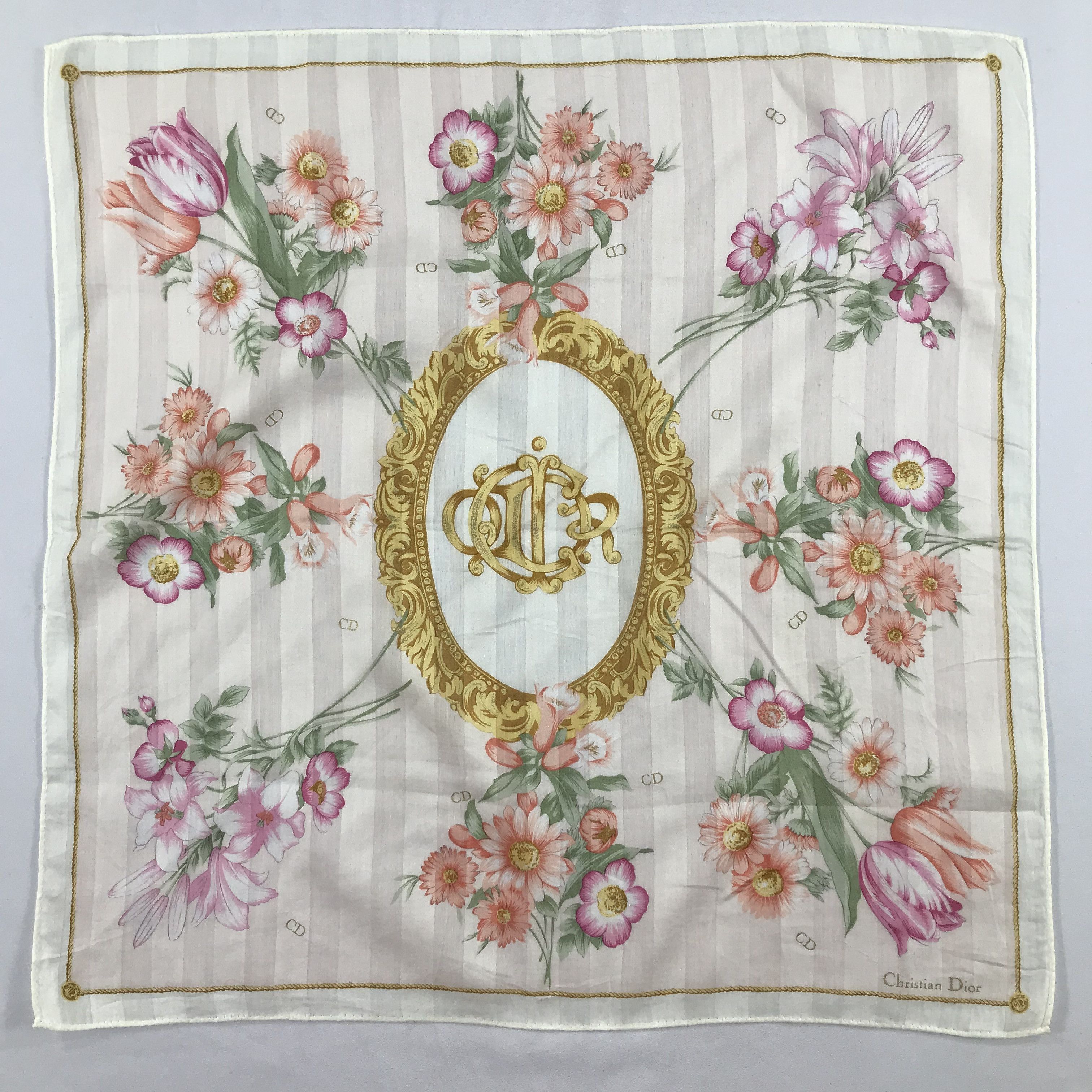 Christian Dior Bandana / Handkerchief / Neckerchief - S2027