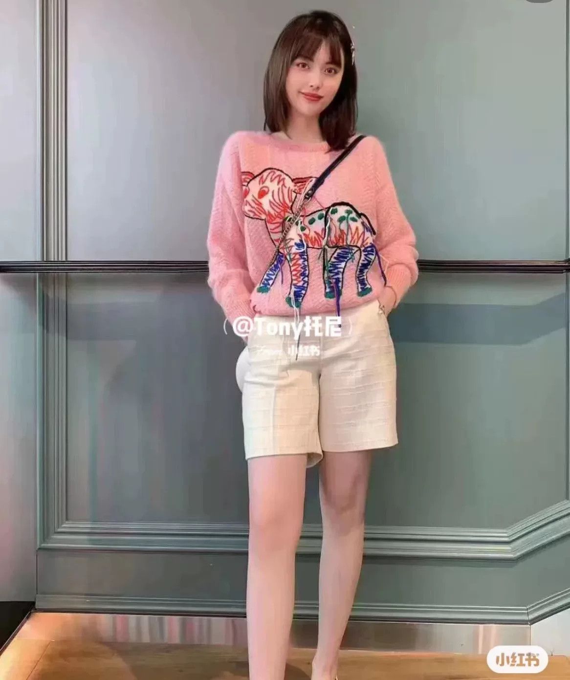 Gucci Gucci Pink Deer Embroidery Fringe Sweater XS Size XS / US 0-2 / IT 36-38 - 1 Thumbnail