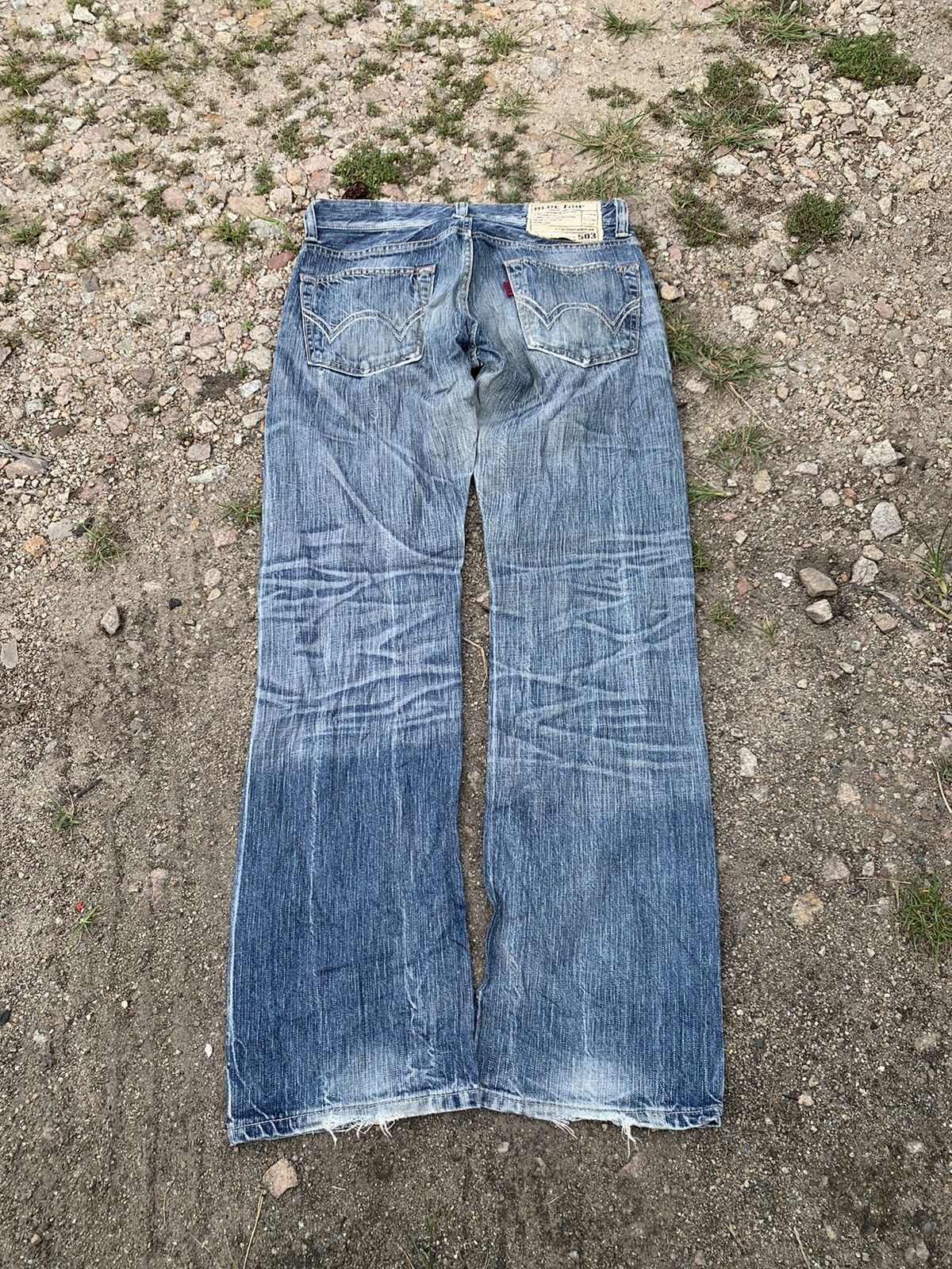 Edwin EDWIN 503 BLUE TRIP STYLE WASHED JEANS 90s Size US 32 / EU 48 - 2 Thumbnail