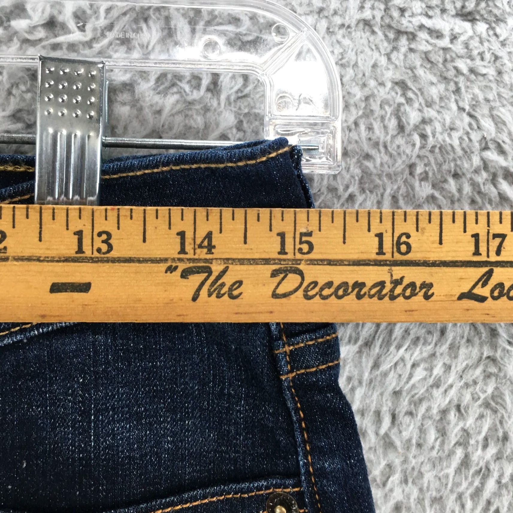 Old Navy Old Navy The Sweet Heart Skinny Jeans Womens 4 Long Blue Dark Wash 5 Pockets Size 27" / US 4 / IT 40 - 5 Thumbnail