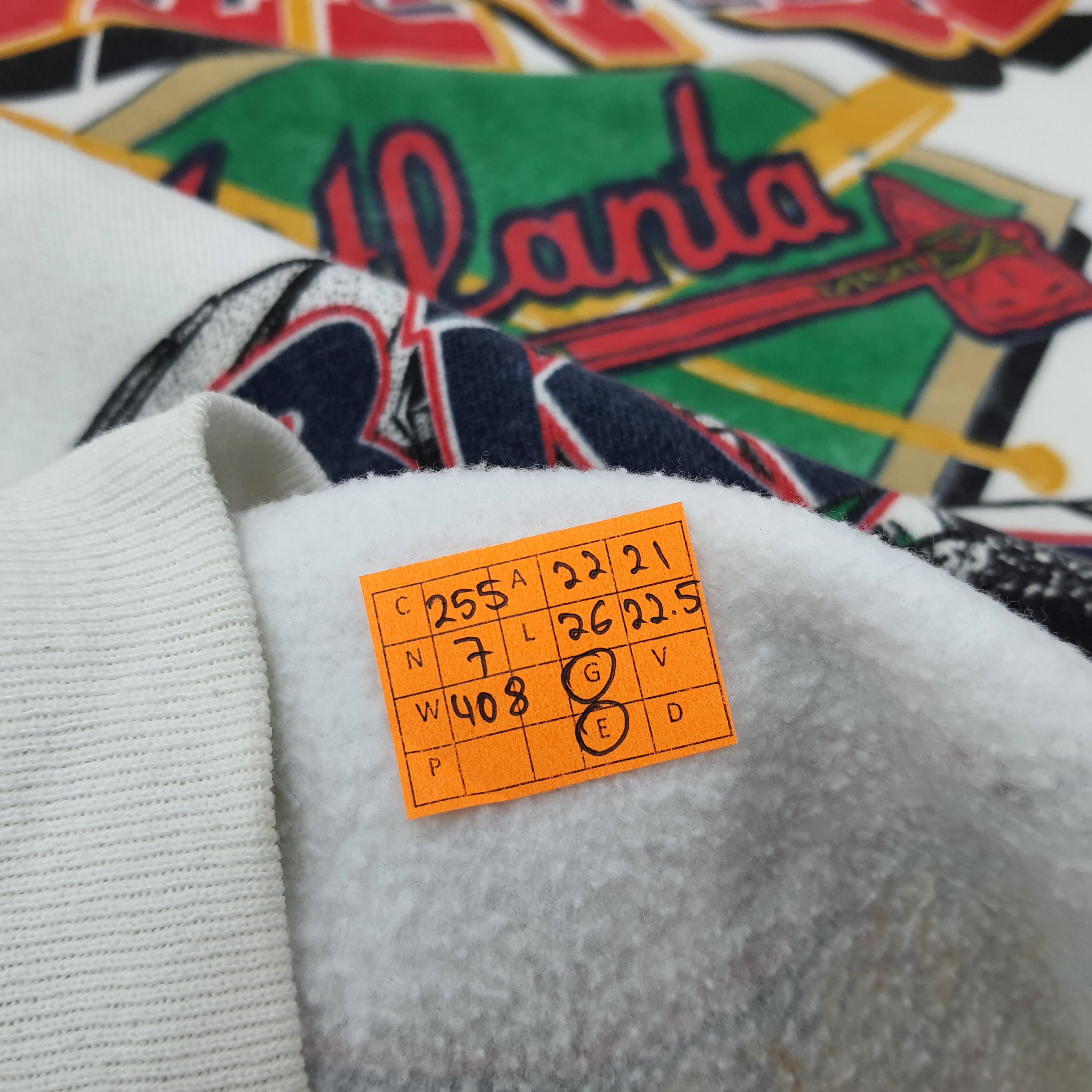MLB Vintage King of the West Atlanta Braves'90 Sweatshirt C255N7 Size US M / EU 48-50 / 2 - 6 Thumbnail