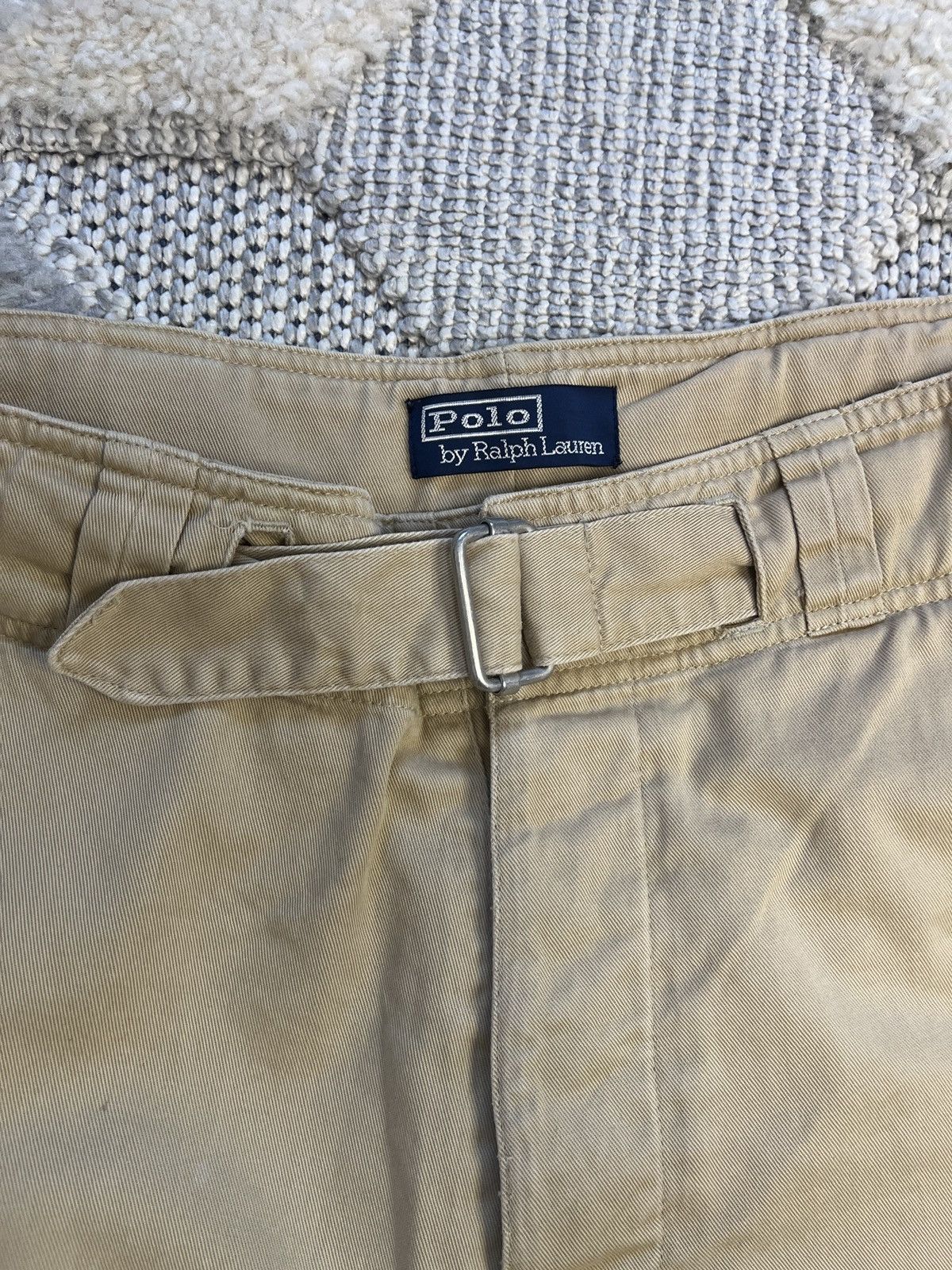 Polo Ralph Lauren × Ralph Lauren × Vintage RALPH LAUREN VINTAGE RARE CARGO SHORTS Size US 31 - 2 Thumbnail